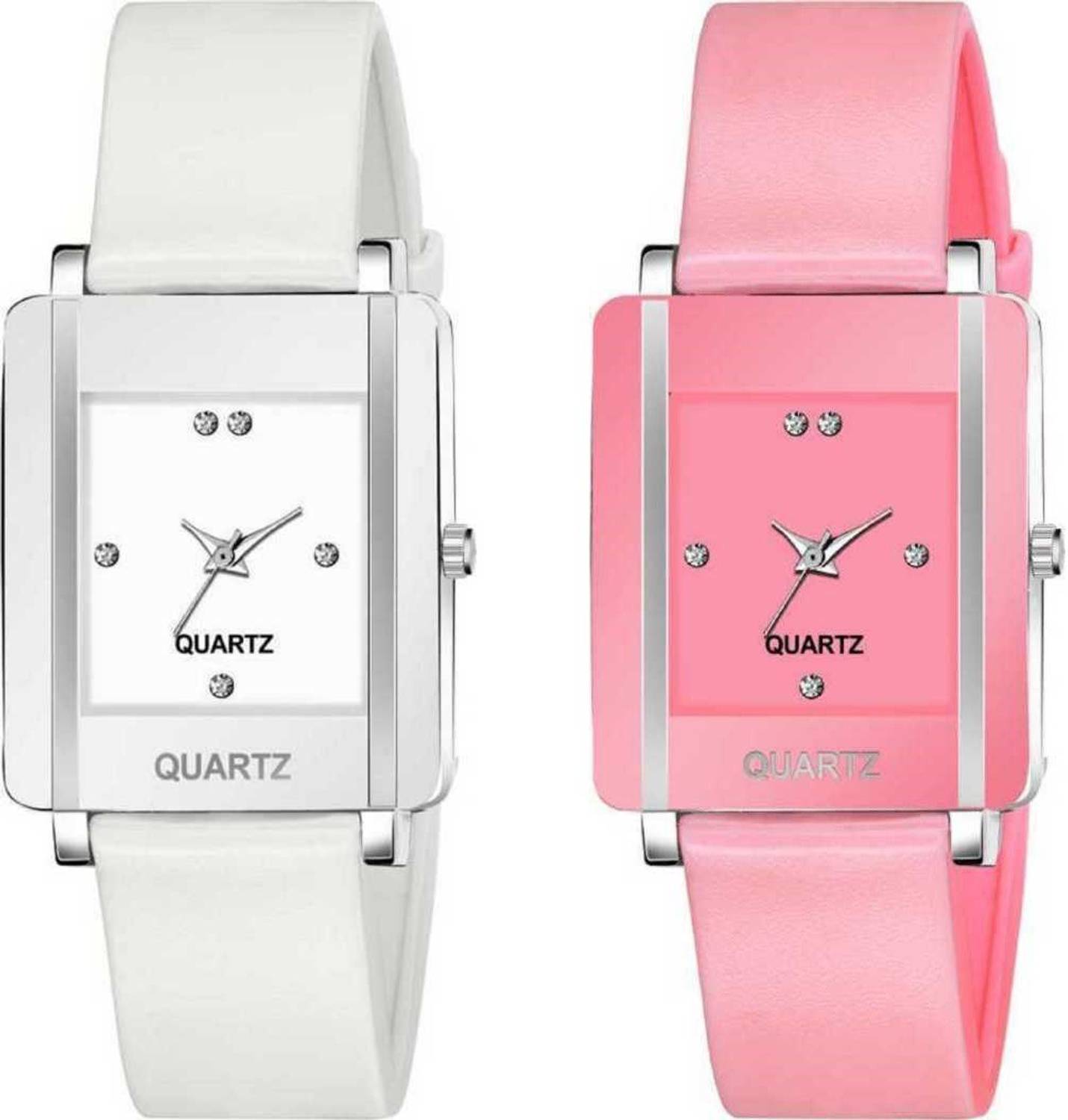 NEWMODIFIED NEW HIGH QUALITY PRODUCTS AND MANY COLOR SQURE MODAL COMBO FOR GIRL Analog Watch  - For Women