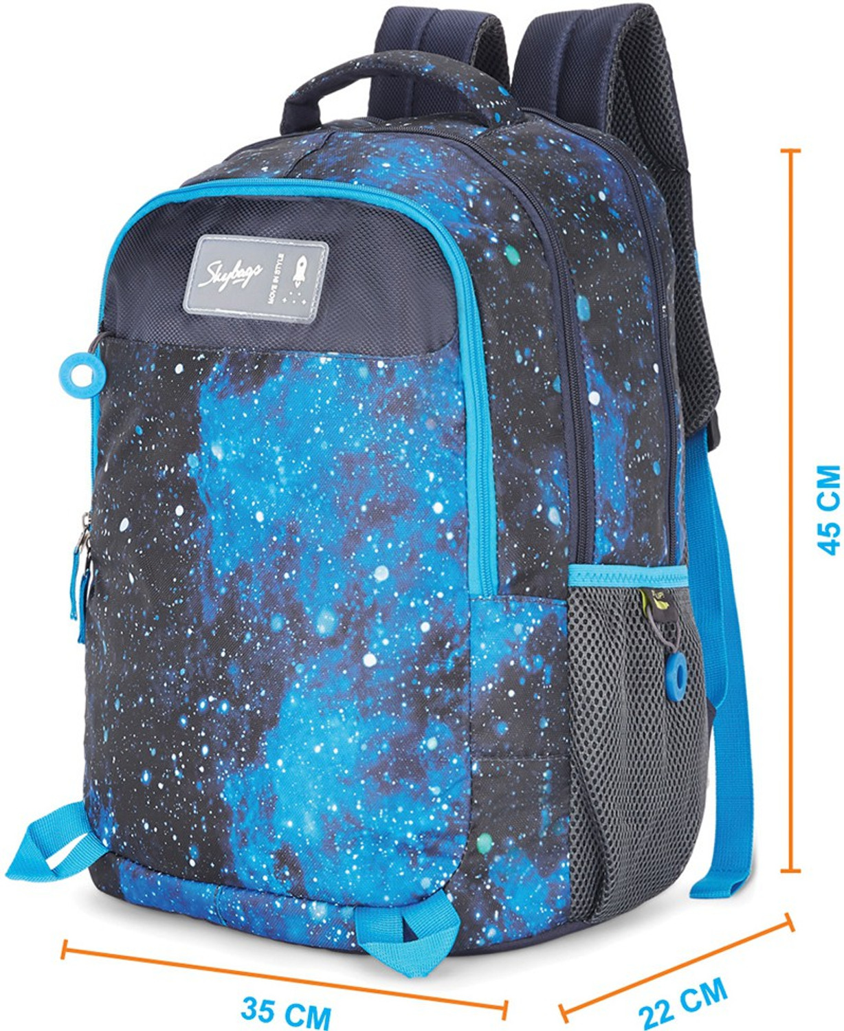 Image of SKYBAGS RIDDLE 1 SCHOOL BP BLACK 34 L Laptop Backpack