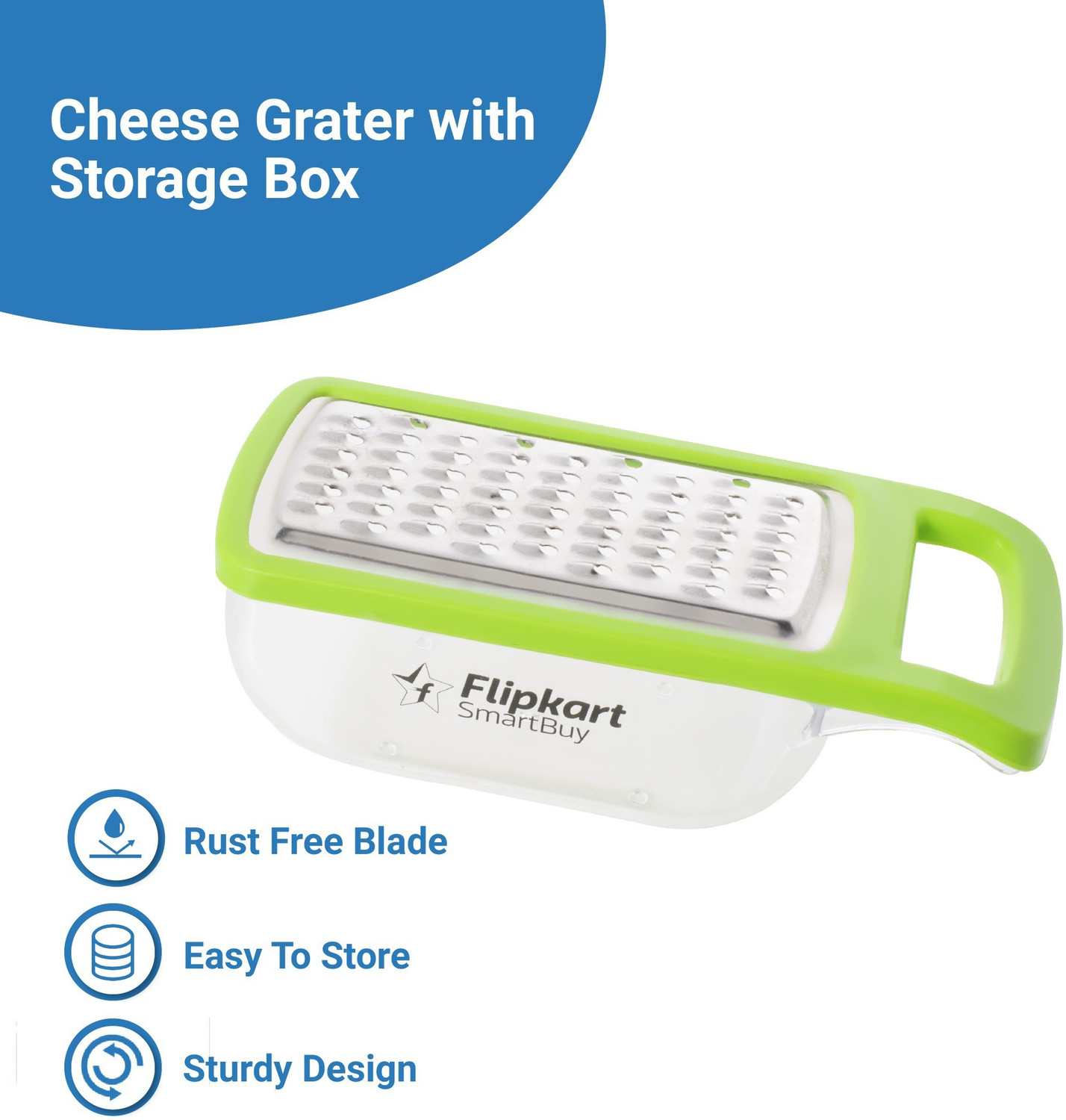 Image of Flipkart SmartBuy smart cheeze grater Vegetable Grater (1 Grater with Box)