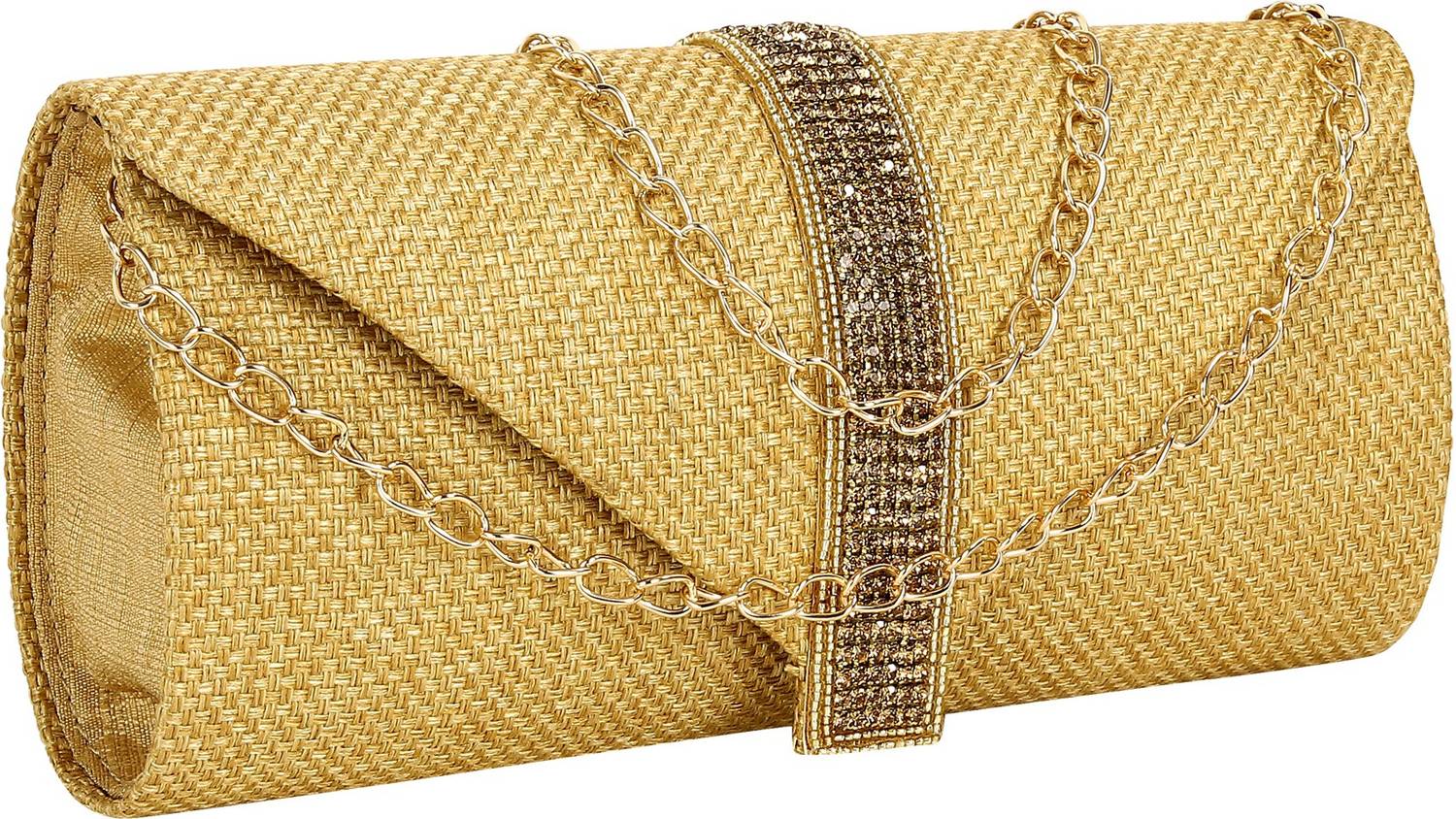 XEON Formal, Party, Casual Gold  Clutch