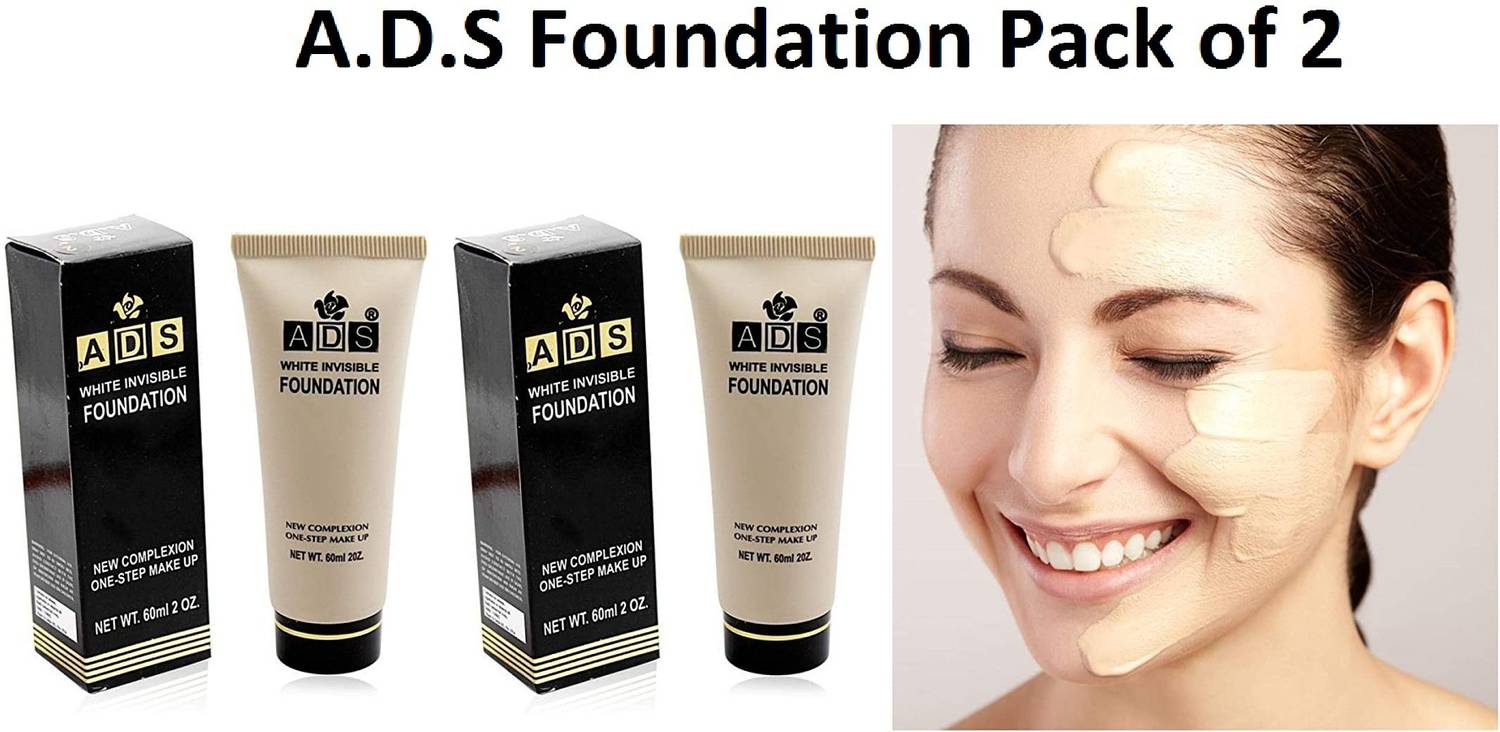 A.D.S White foundation & concealer with SPF 15 Foundation (Beige, 60 ml) Foundation