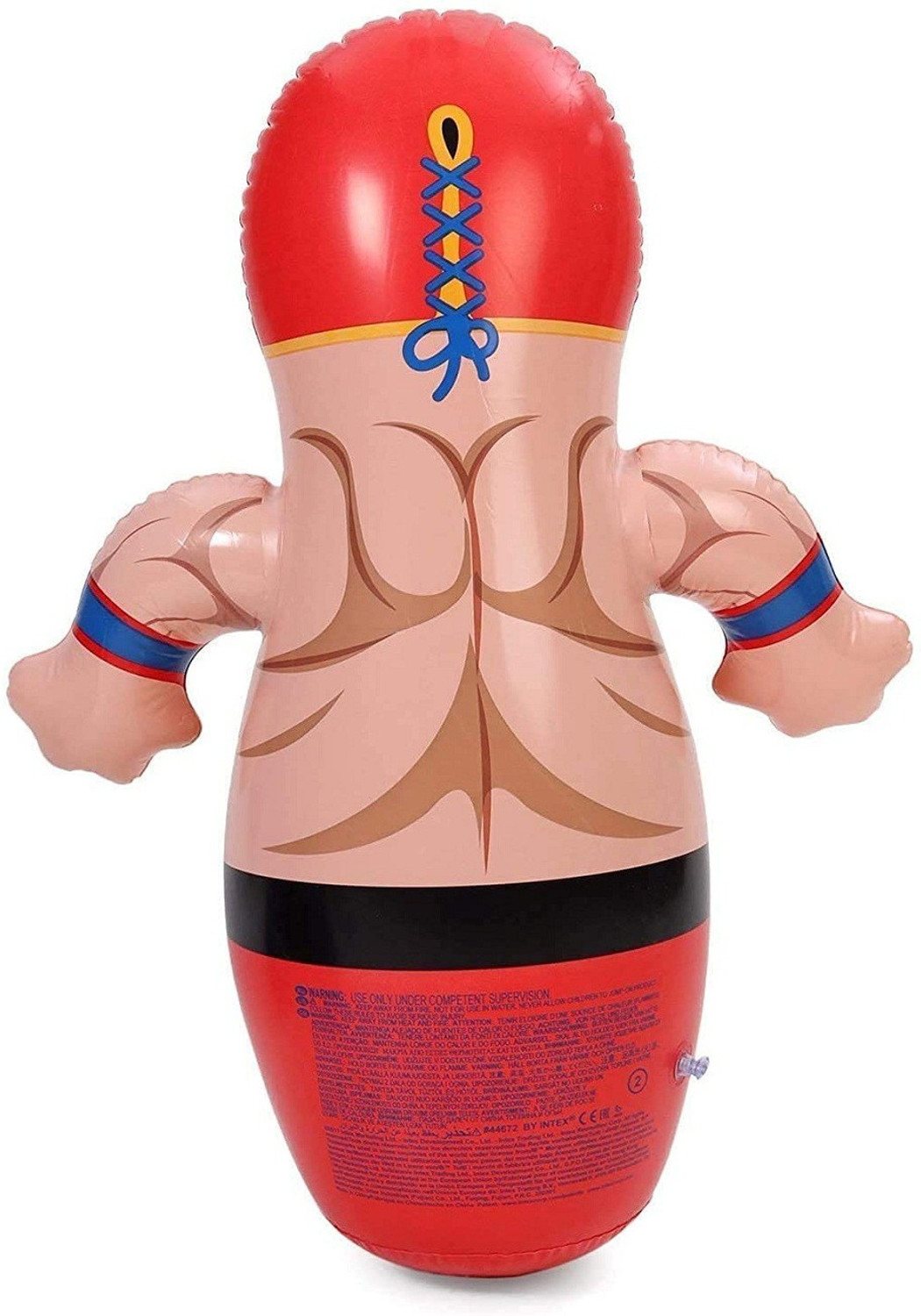 Image of Vibgyor Products Hit Me Toy for Kids 3-D Inflatable Bouncer Hero Toy Inflatable Inflatable Toy Pump