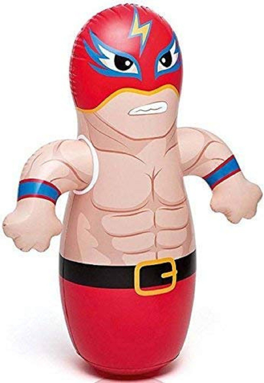 Image of Vibgyor Products Hit Me Toy for Kids 3-D Inflatable Bouncer Hero Toy Inflatable Inflatable Toy Pump