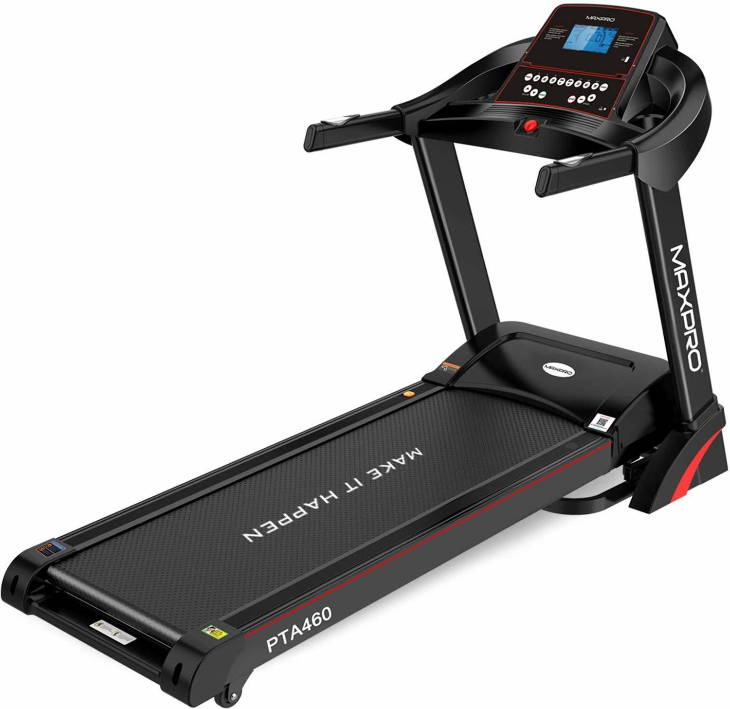 Maxpro Motorized Folding with Auto Incline, Auto Lubrication with LCD Display Treadmill (Max Weight:120 kg)
