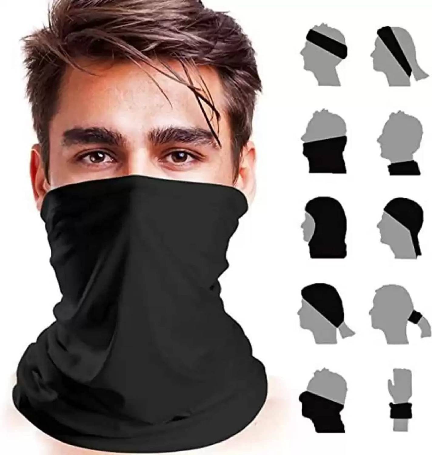 Aastha Men & Women Solid Bandana