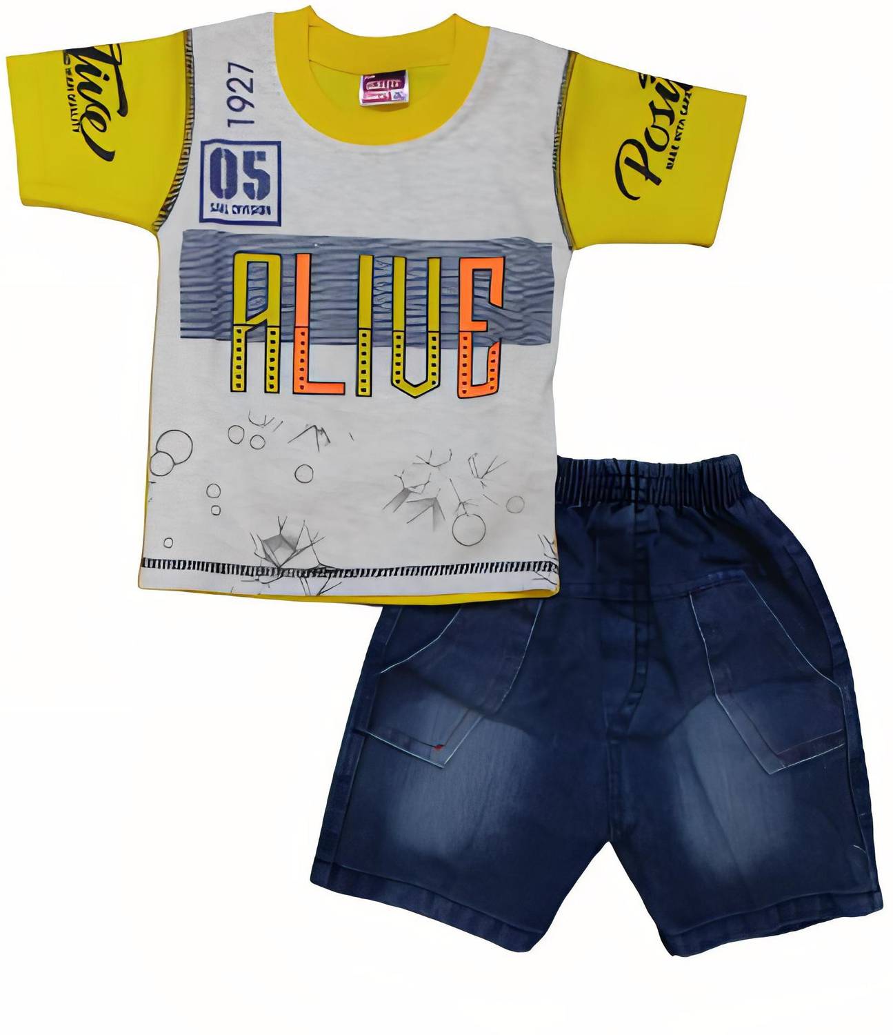 Ajmer Dresses Boys & Girls Casual T-shirt Shorts