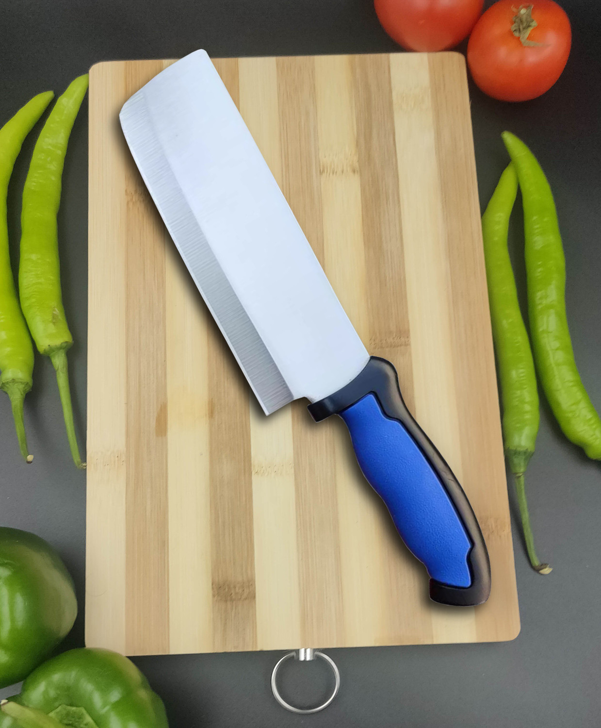 Image of Flipkart SmartBuy 1 Pc Stainless Steel Knife Multi-Purpose High Quality Heavy Stainless Steel Blade Lasting Sharp Professional Chef And Kitchen Knife 7x2 inches Knives for Cutting Fruits, Vegetable, Meat YG115