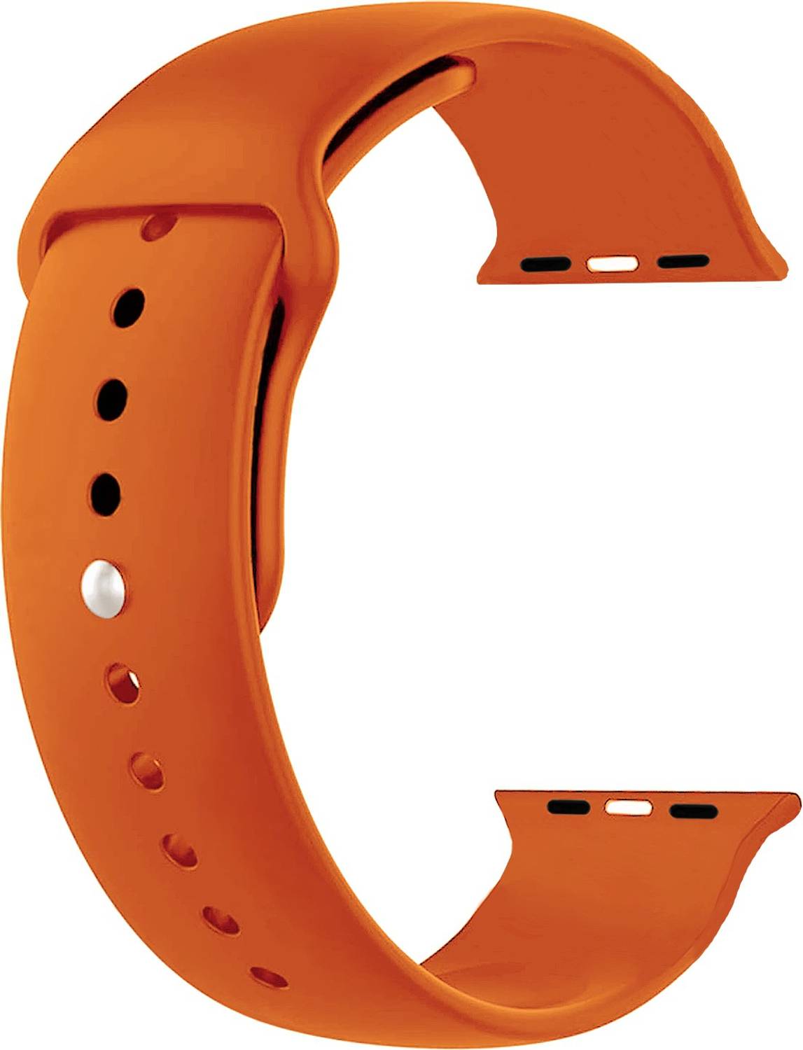 ACM Sliding Watch Strap Silicone Belt for Ptron Force X12s Smartwatch Orange Smart Watch Strap