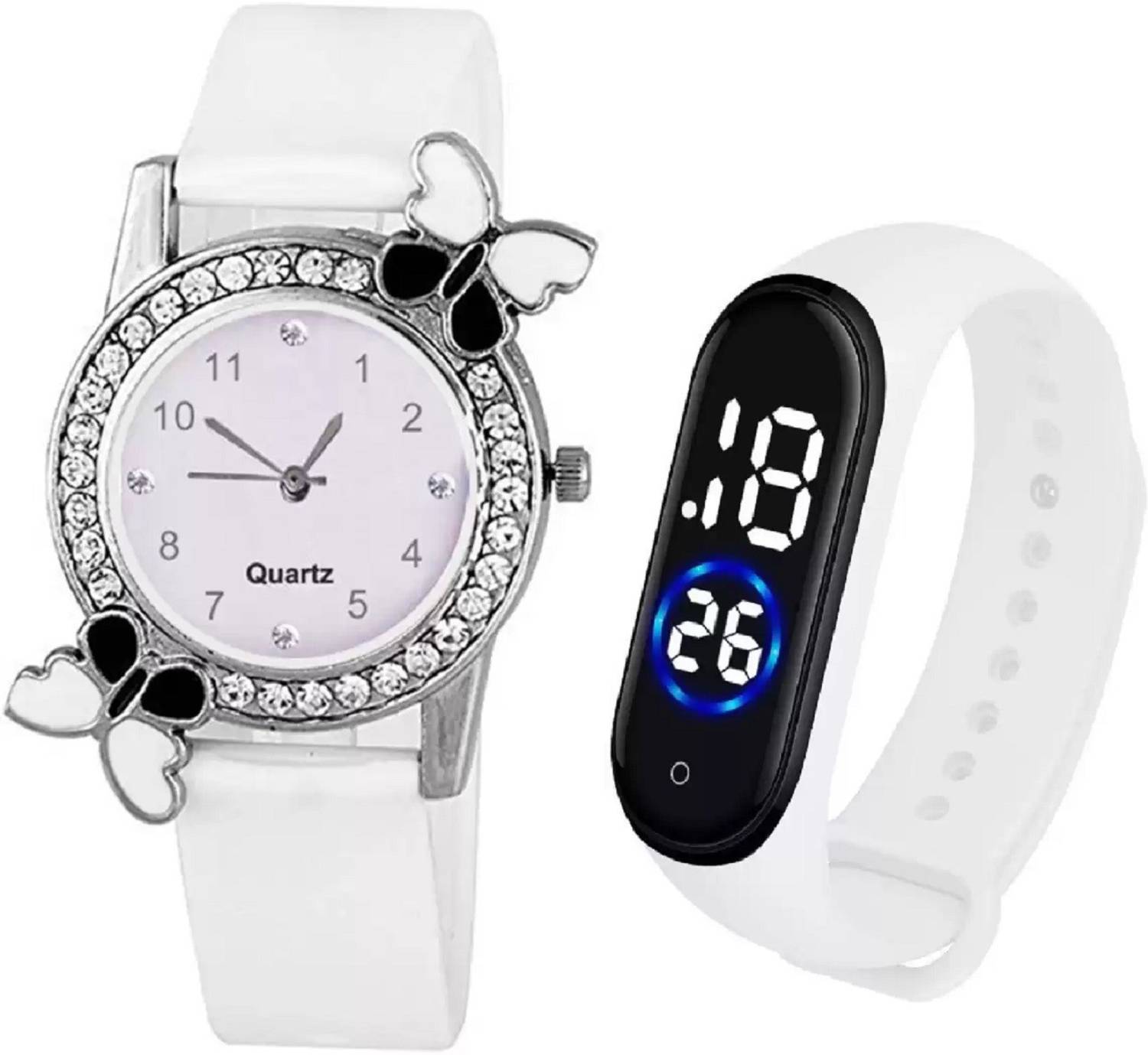 Avanturis Avanturis Latest Digital & Stylish Analog Watch Combo For- Girls Analog-Digital Watch  - For Girls