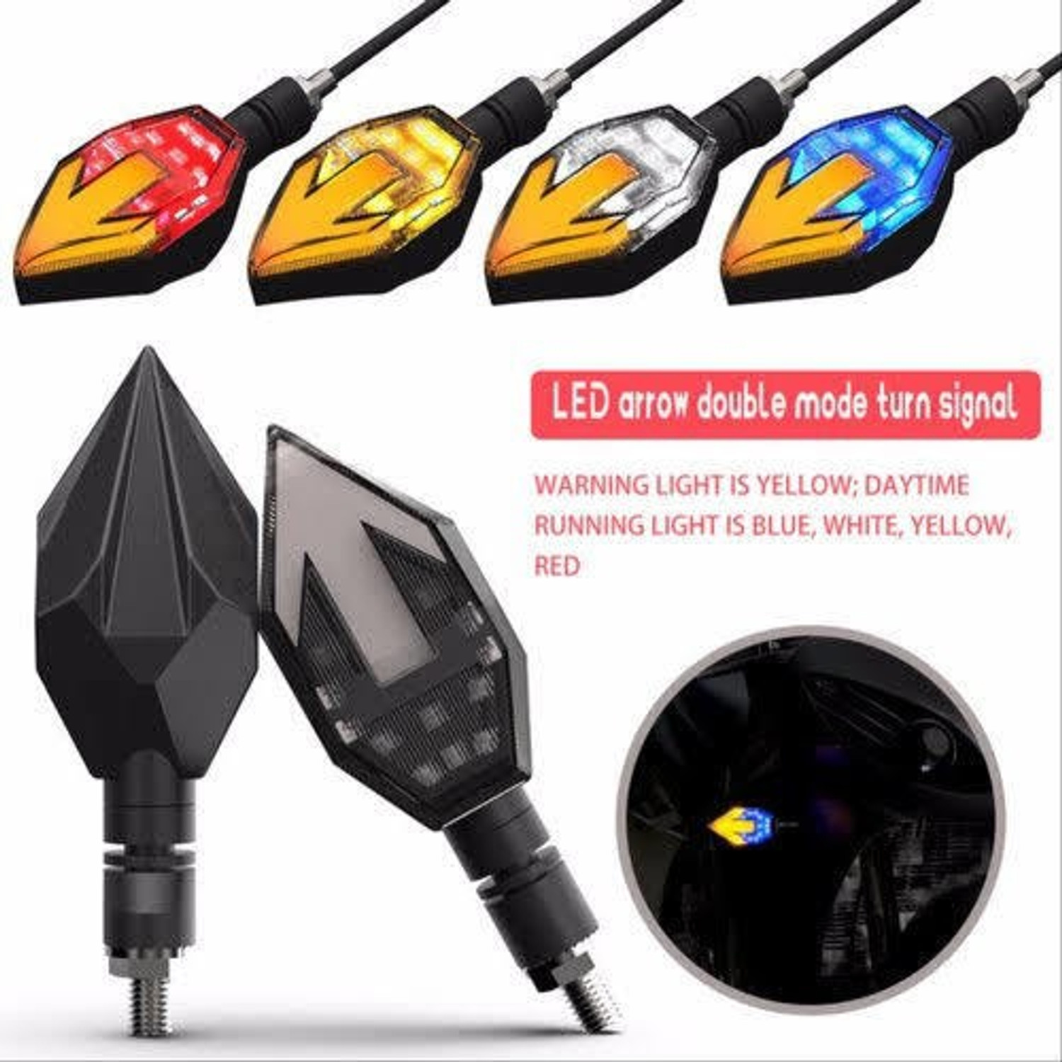 Image of AUTOLOGIUS Arrow bike indicator for all Bike Headlight Mount