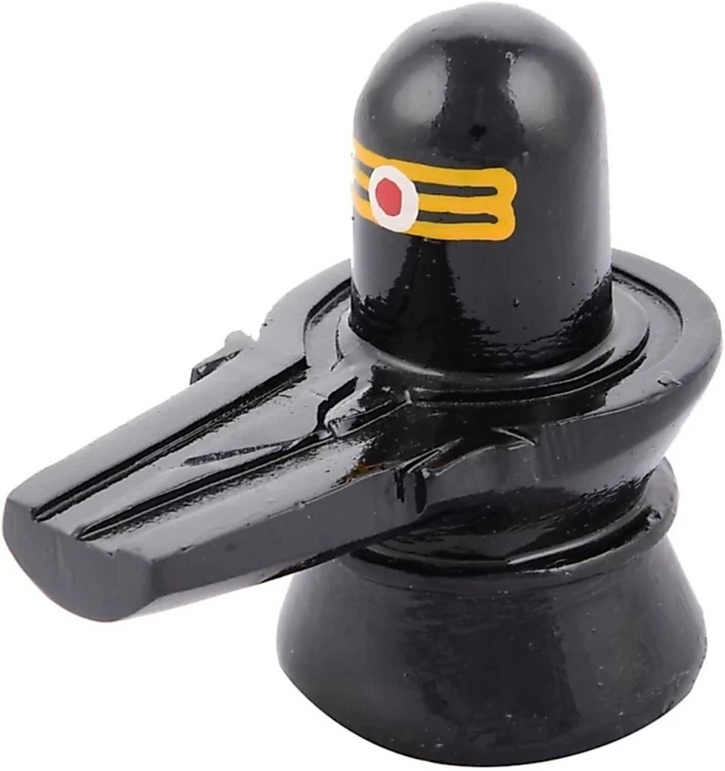 BPMJ Black shivling Decorative Showpiece - 13 cm