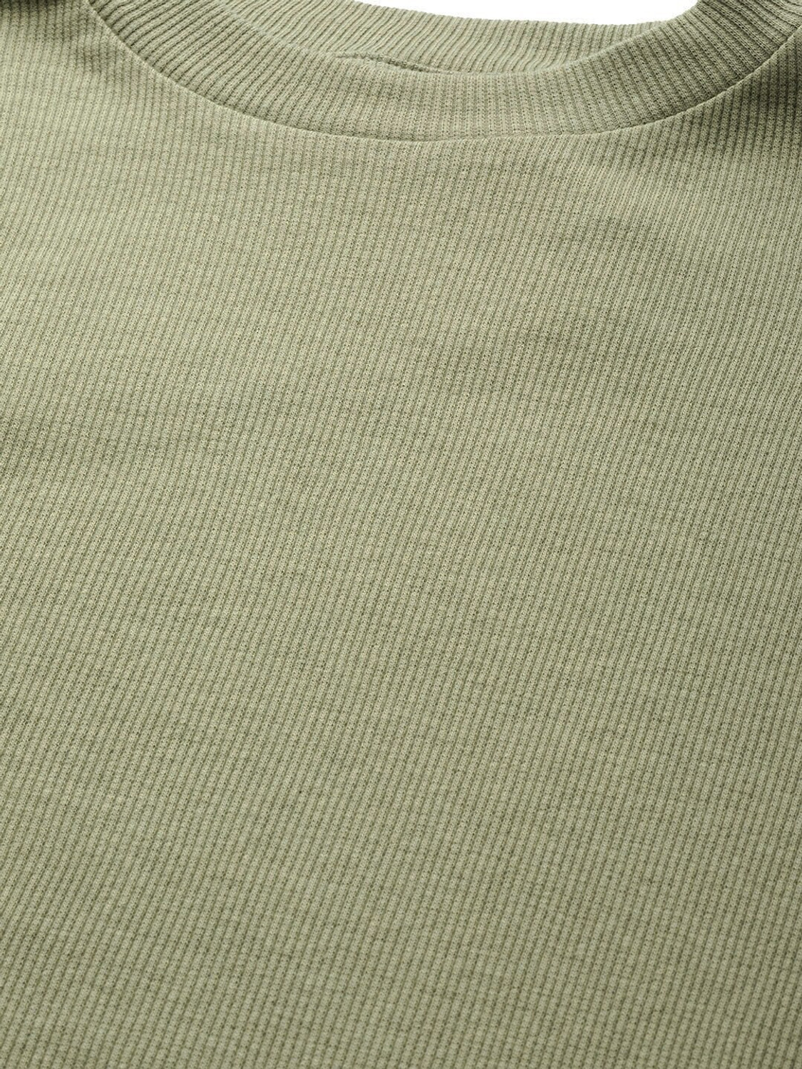 Image of Roadster Casual Solid Women Green Top