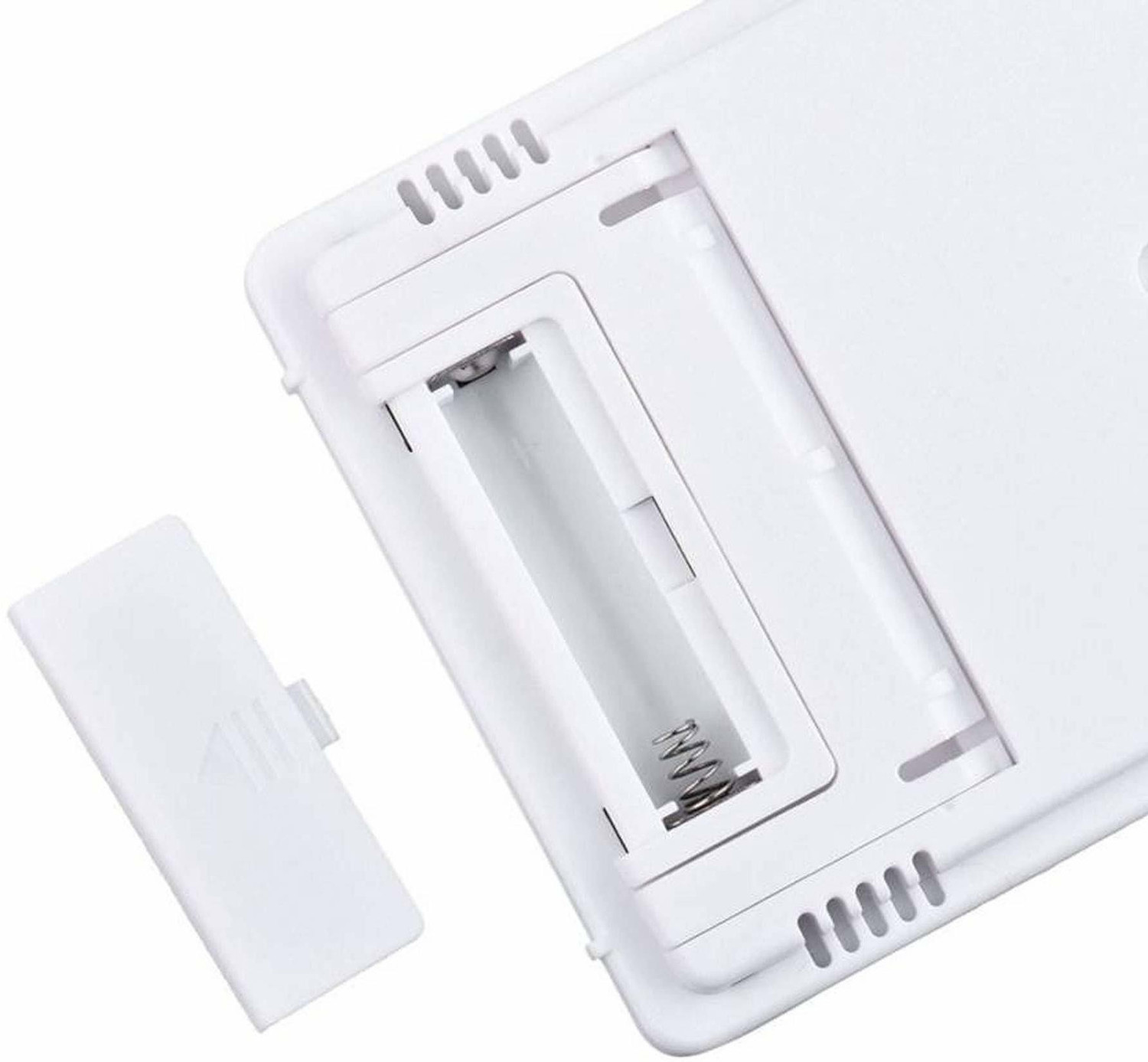 Image of thermomate Humidity Meter with Clock LCD Display Wall Mount,indoor & outdoor RT20 Thermometer
