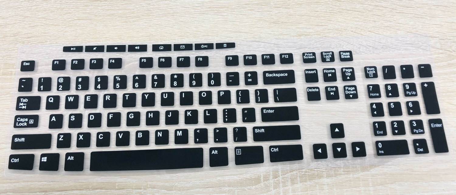 JESRA MK275-BLK Desktop Keyboard Skin (Black)