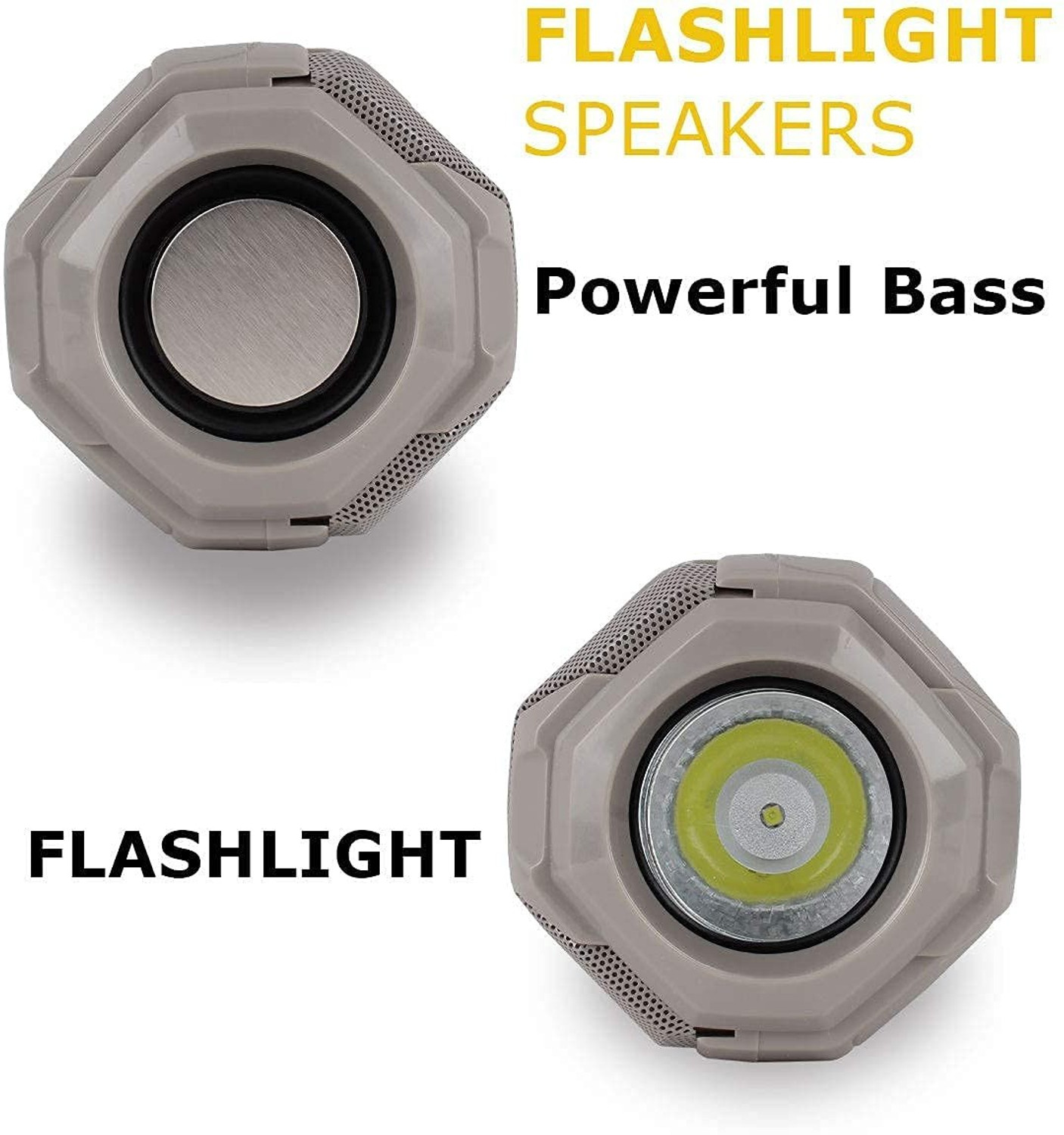 Image of POZUB Wireless Bluetooth Speaker with Flashlight Torch with USB | Mic | Aux | SD Card 10 W Bluetooth Party Speaker (Multocolor, Stereo Channel)