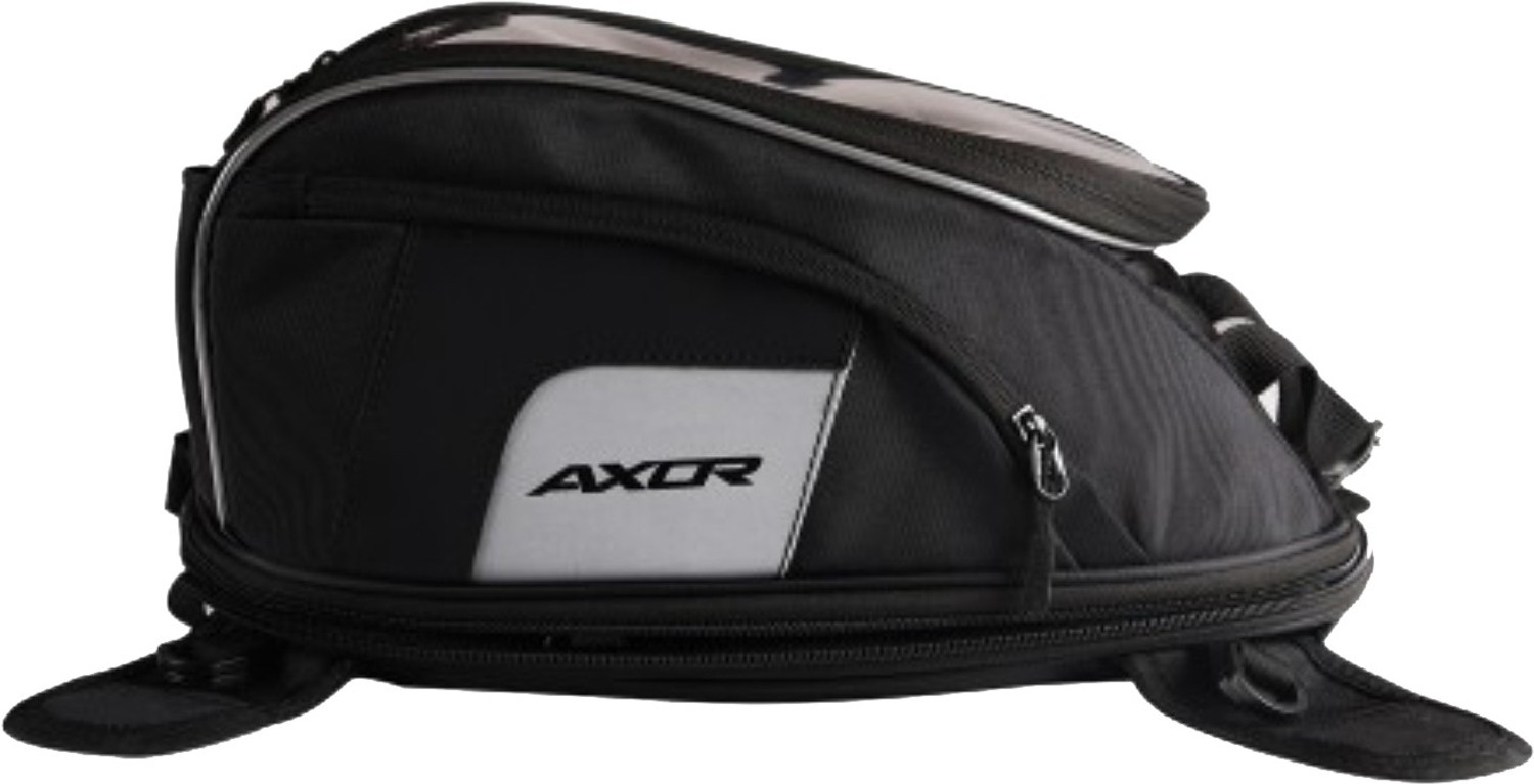 Image of Axor Tank Bag AXTB-1 One-side Black Fabric Motorbike Saddlebag