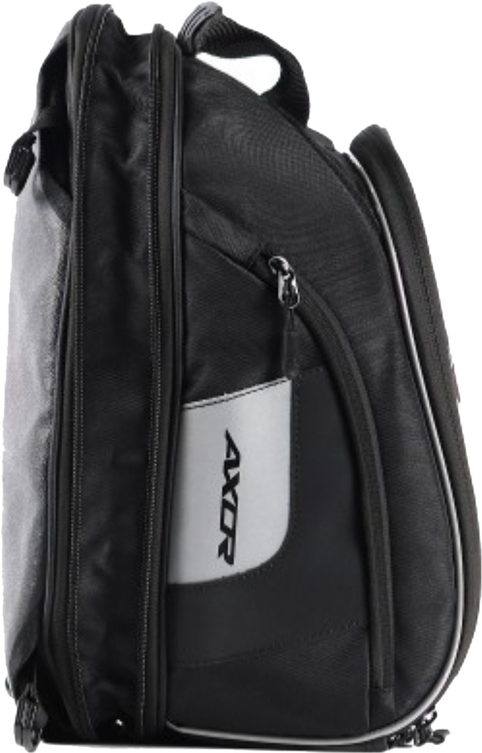 Image of Axor Tank Bag AXTB-1 One-side Black Fabric Motorbike Saddlebag