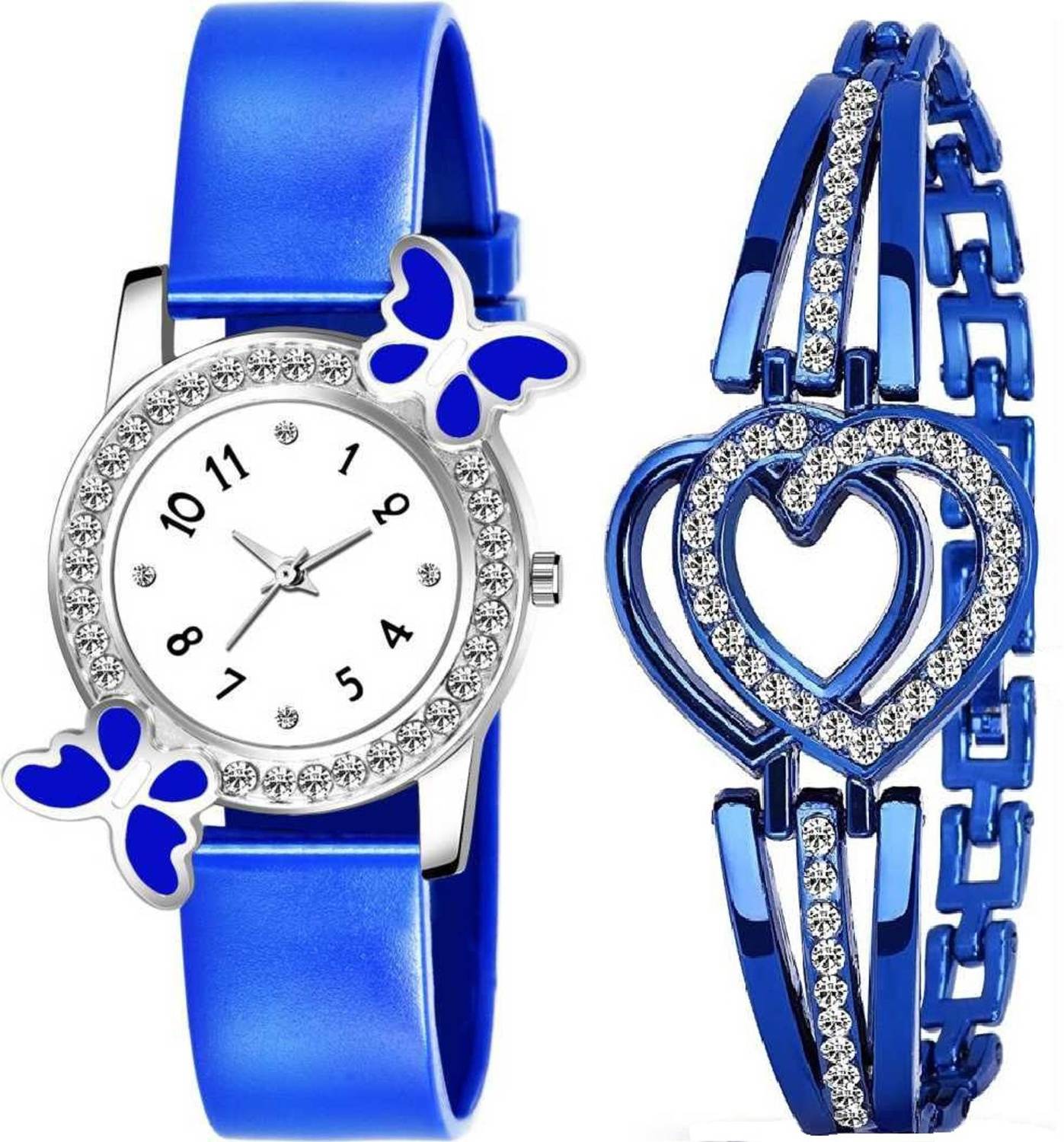 BRAIN WATCH NEW HIGH PRODUCTS QUALITY WATCH AND BRC STYLISH HEART DESIGN COMBO FOR GIRL Analog Watch  - For Women