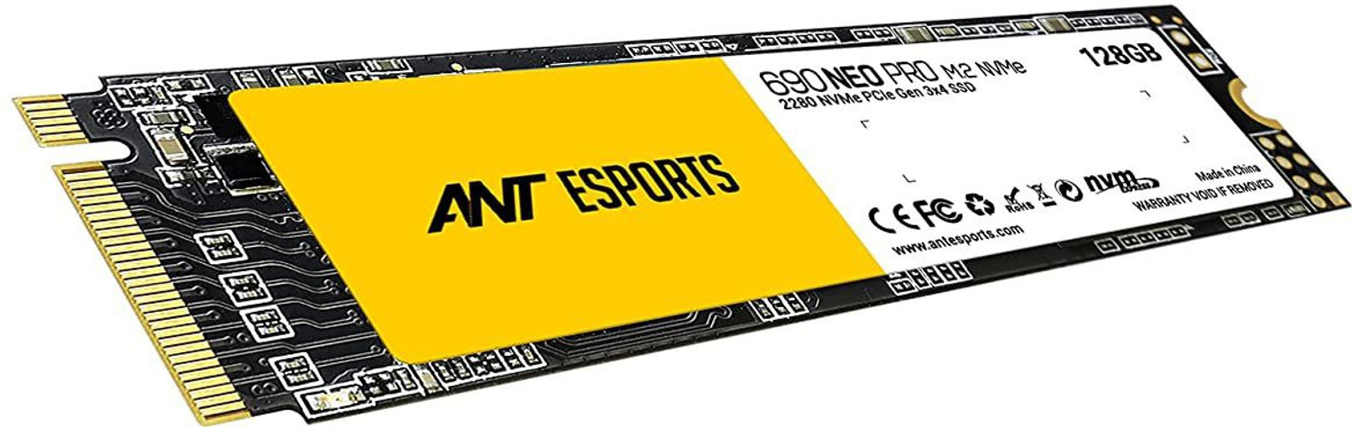Image of Ant Esports 690 Neo Pro M.2 NVME 128 GB All in One PC's Black PCIe NVMe Internal Solid State Drive (SSD) (90 Neo Pro M.2 NVME)