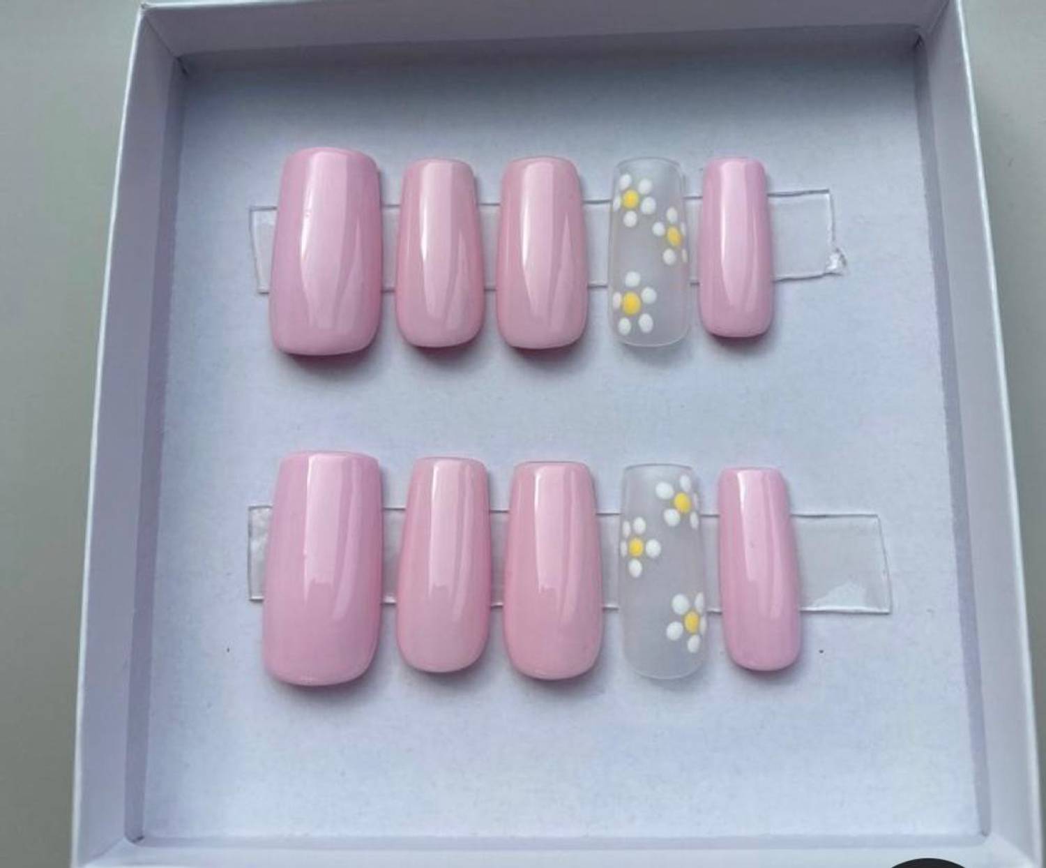 AMOK STORE Nails/fake Nails /false Acraylic Women Resuable Gel Finish Nails Pink