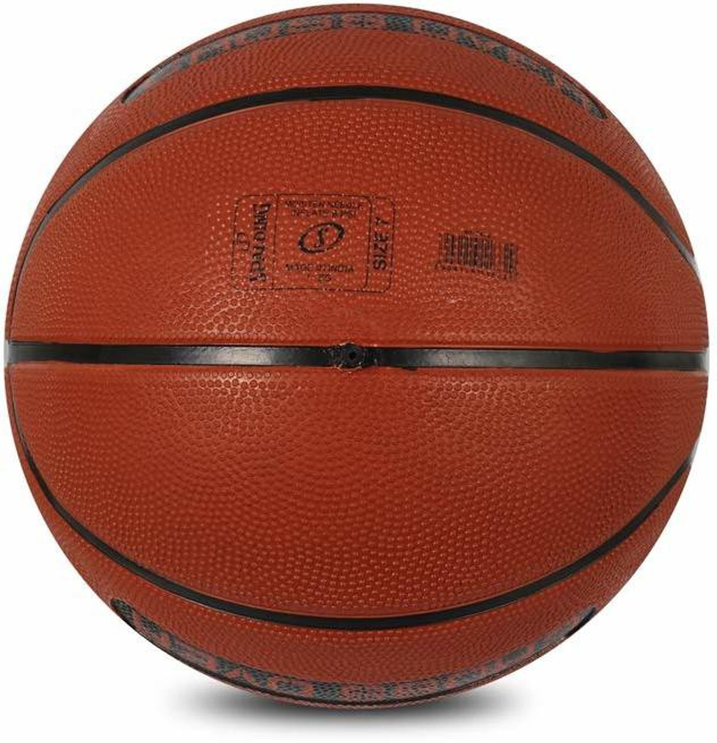 Image of SPALDING CROSSOVER Rubber Bladder Indoor /Outdoor Moulded Sports Ball Training /Match Basketball - Size: 6