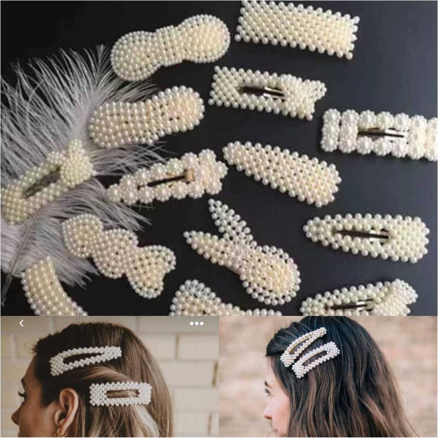 alamodey Pearl (pack of 6) Hair Clip