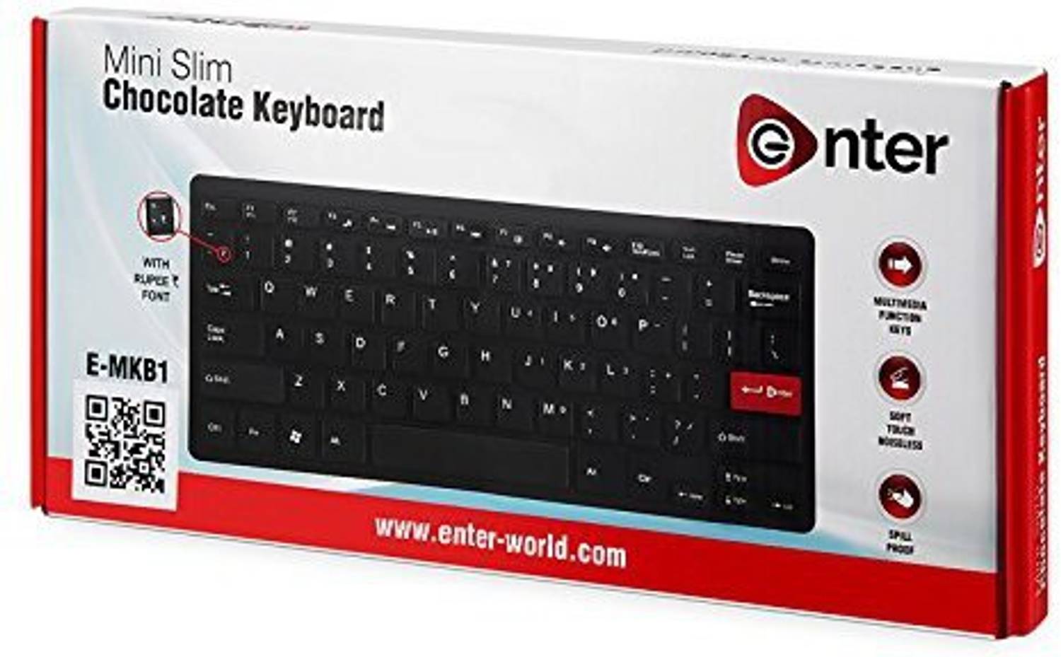 Enter ER_Mini Keyboard-4 Wired USB Standard Laptop Keyboard Compa