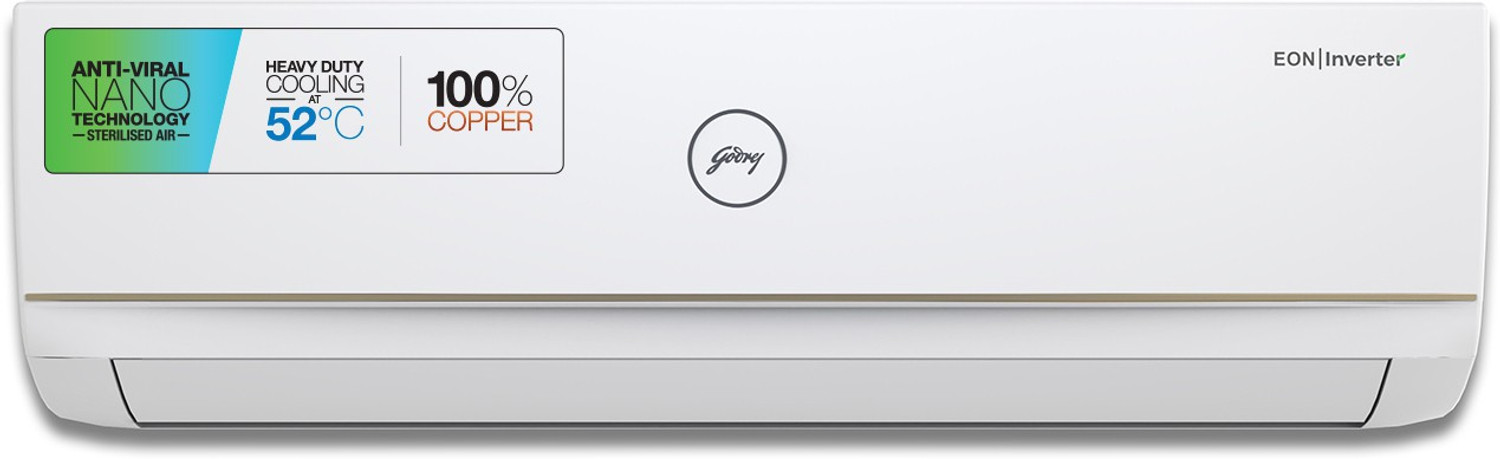 Image of Godrej 2022 Model 1 Ton 3 Star Split Inverter With Anti-Virus Protection AC