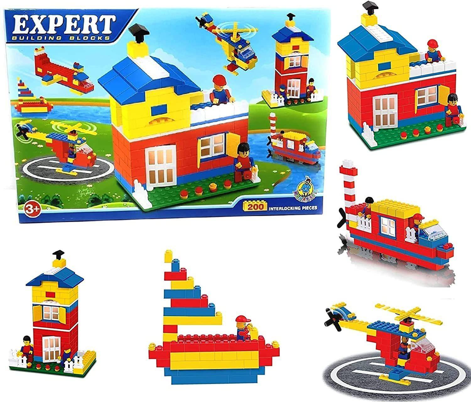 ARNIYAVALA Expert Building Blocks Game for Kids/ 200 Pieces Building Blocks Game