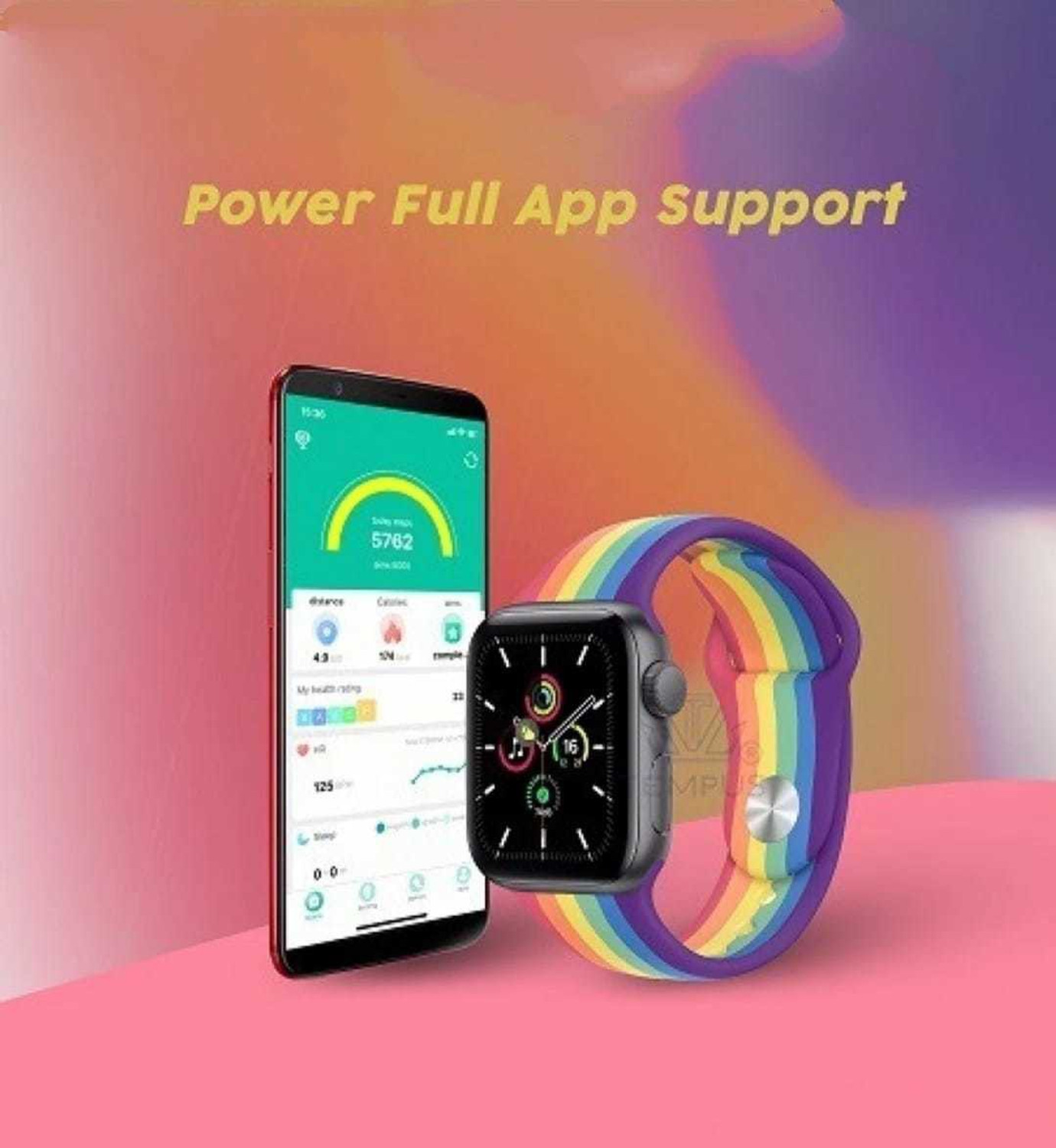 Image of THE MOBILE POINT FUll Touch Amoled Display SpO2 Bluetooth calling Function With Crown Work Smartwatch