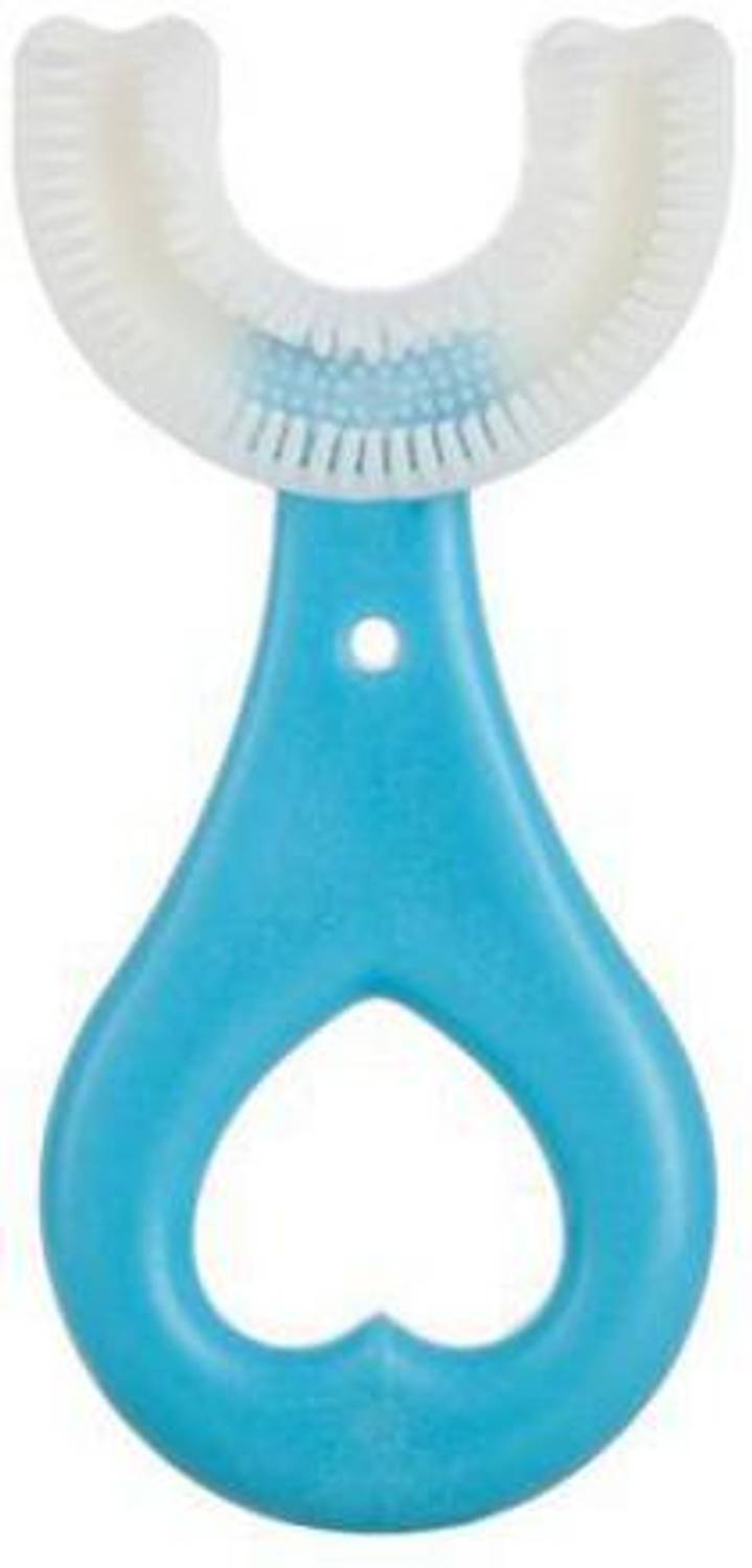 AddBeauty U Shaped Toothbrush for Kids Manual Whitening Toothbrush Soft Toothbrush