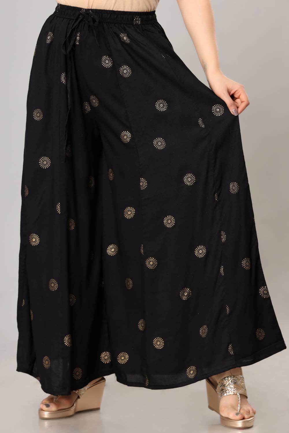 B9 store Regular Fit Women Black Trousers