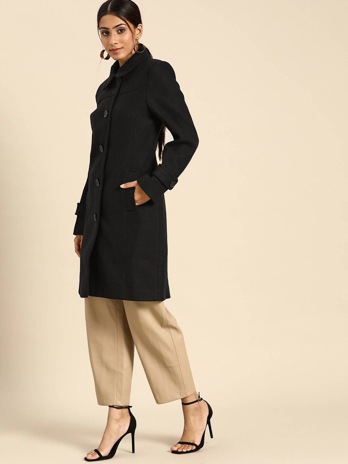 all about you Polyester Solid Coat