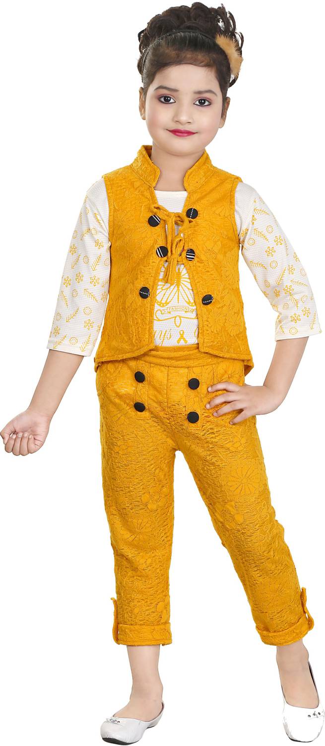 BURBN Girls Party(Festive) Top Pant