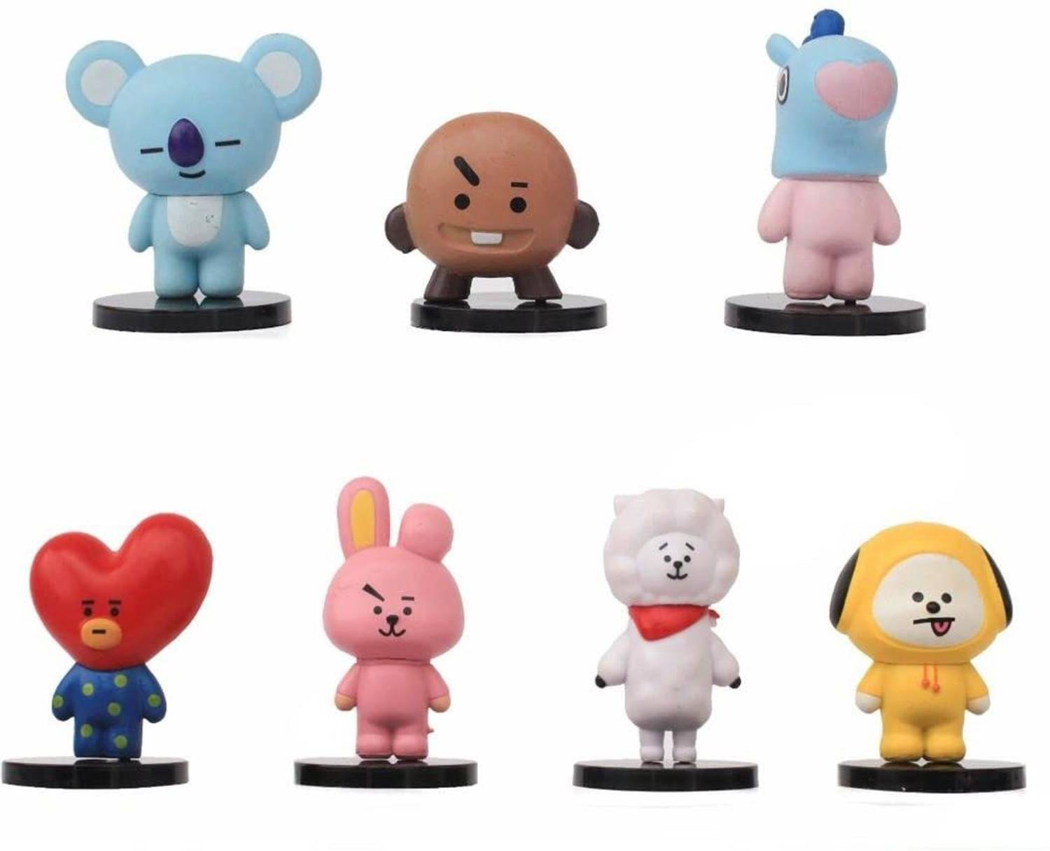 OFFO BT21 Tiny Tans (Set of 7)| BTS / BT21 Merchandise For BTS
