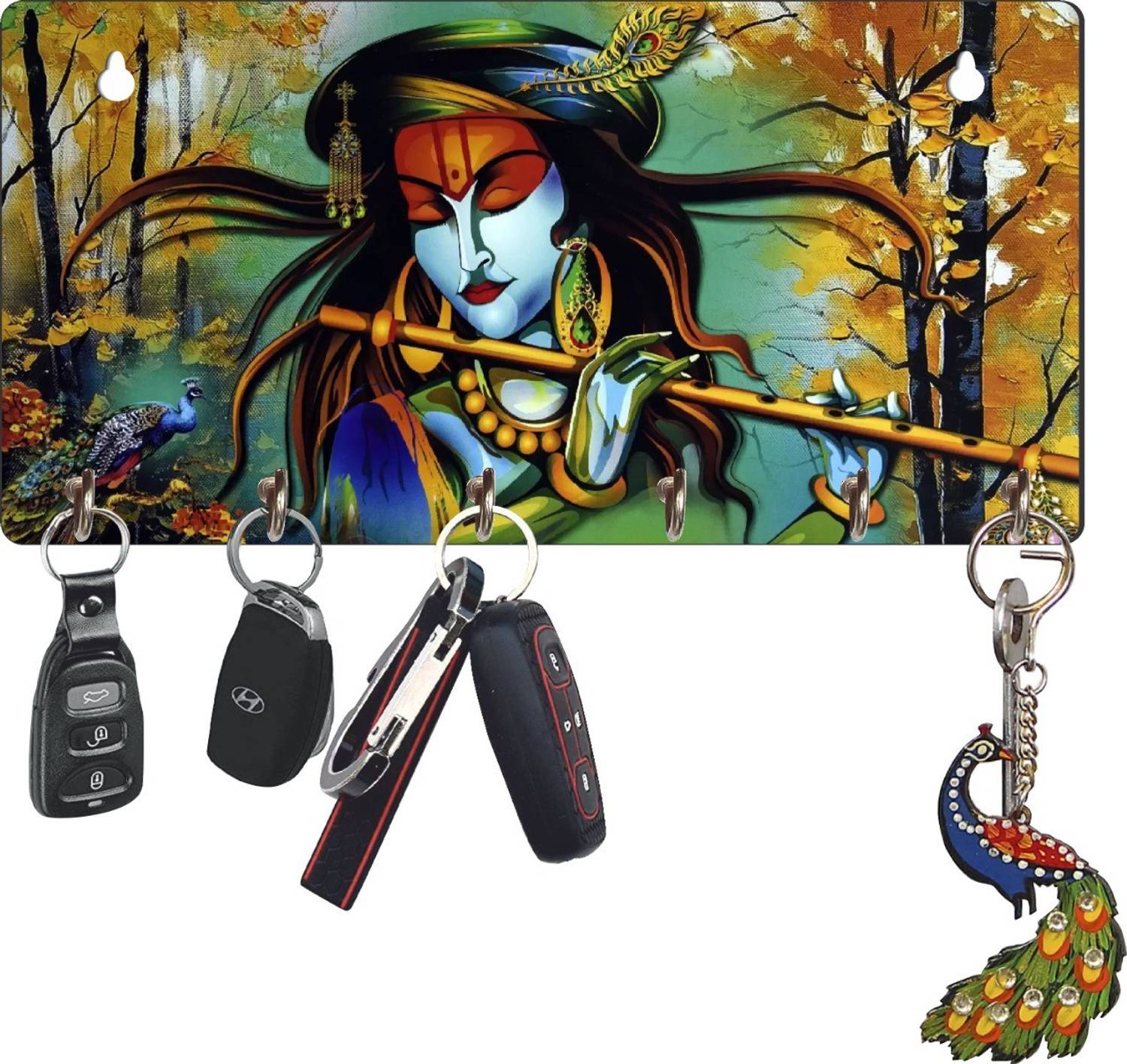 APS Art Plus Store Home And Office Decorative Key Holder, Key Holders For Decor Home Stylish Wood Key Holder
