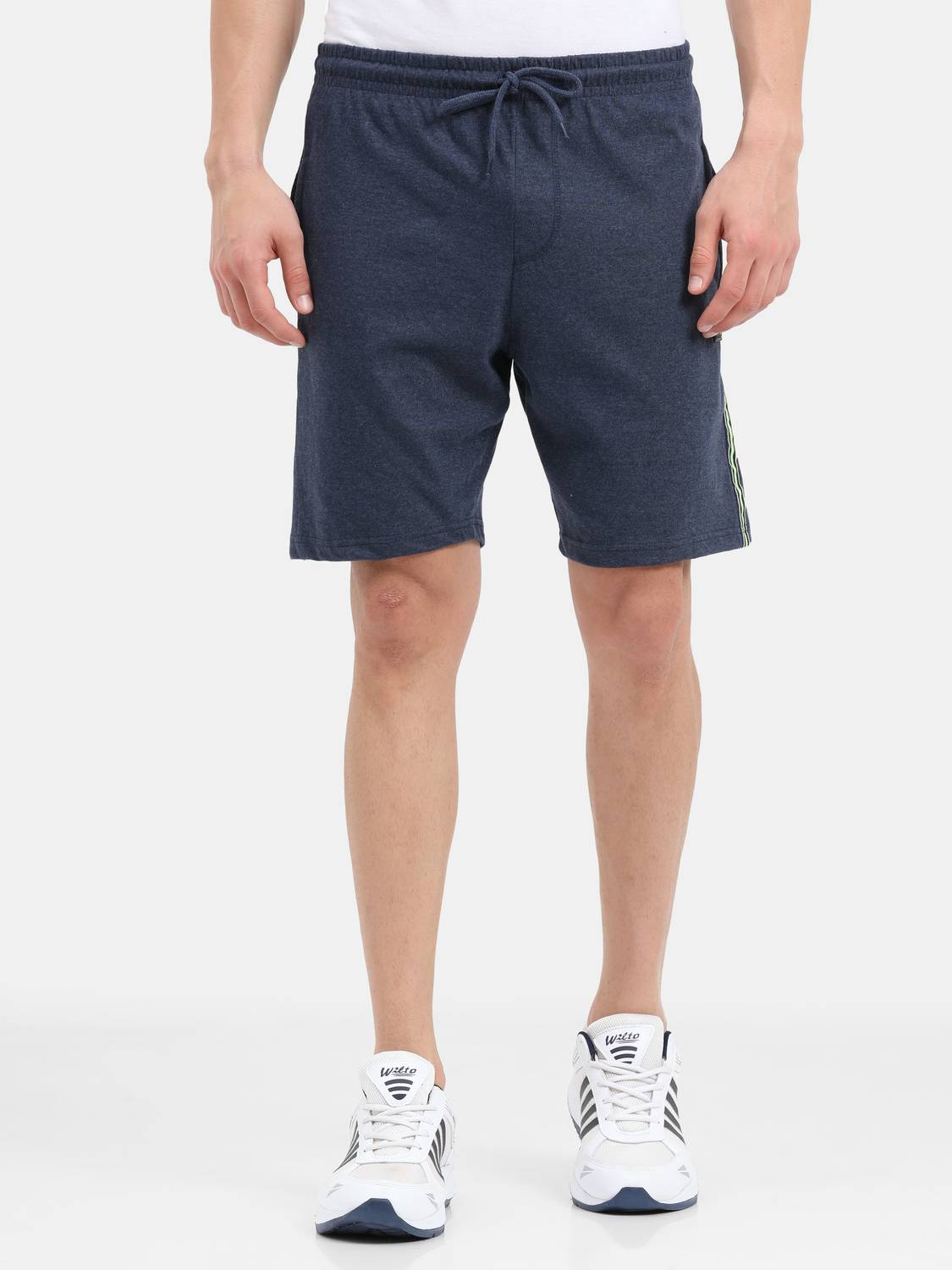 ARDEUR Solid Men Dark Blue Casual Shorts