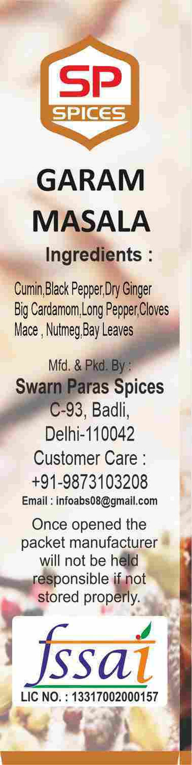 Image of SP Combo Elaichi Powder 50gm * Garam Masala 100gm