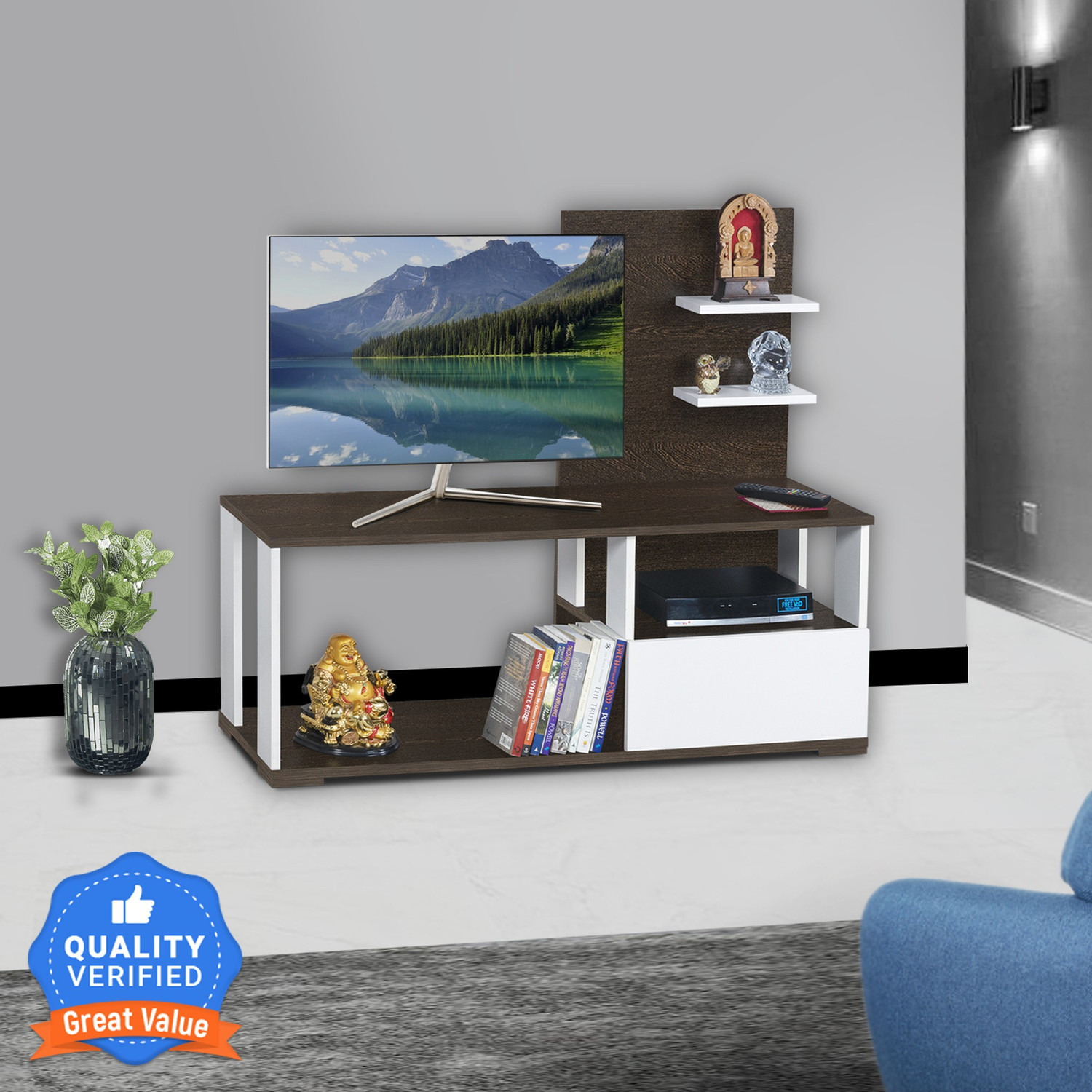 Image of Delite Kom Elsa Engineered Wood TV Entertainment Unit