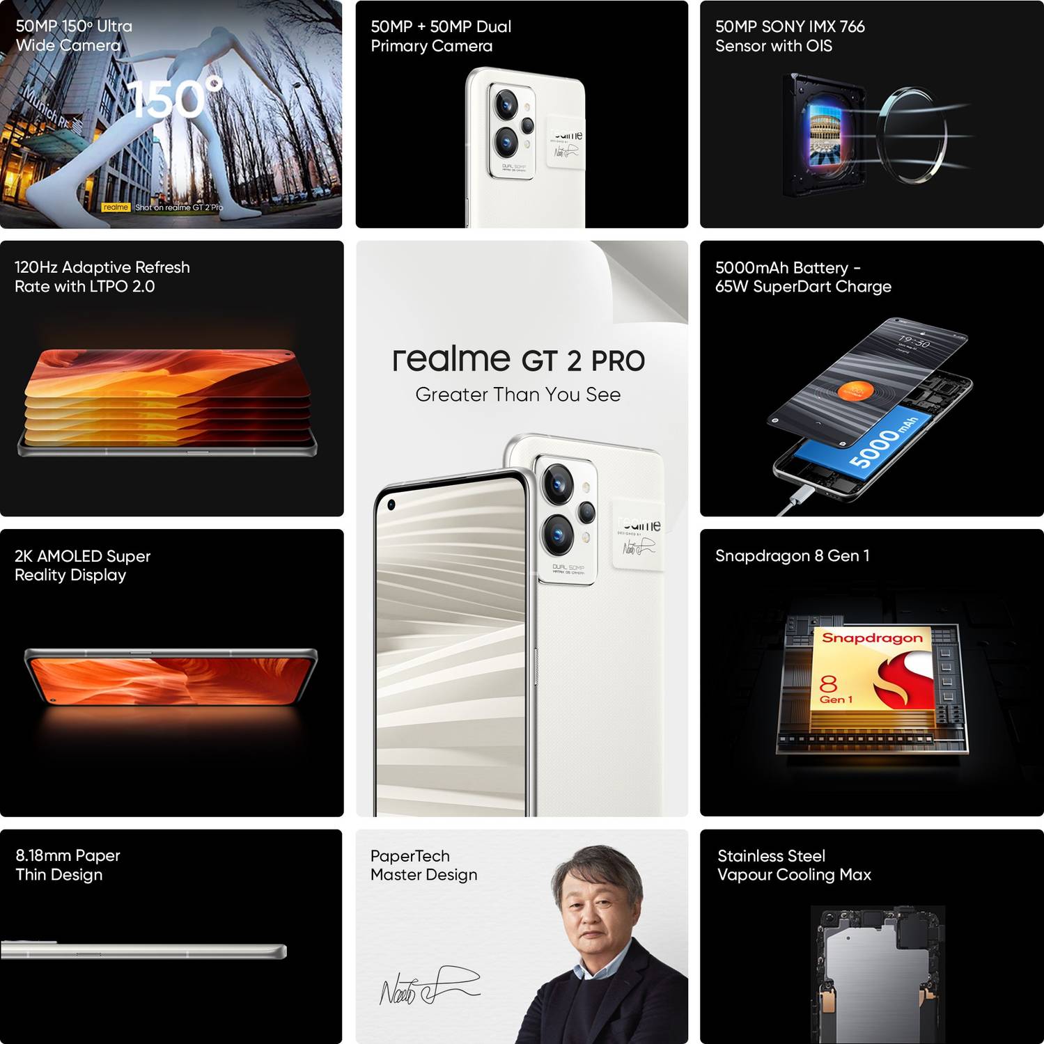 realme GT 2 Pro 256GB White - Image 2