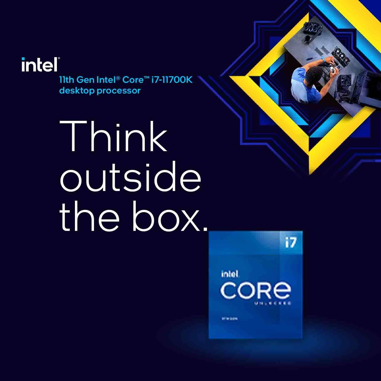 Intel Core i7-11700K 3.6 GHz Upto 5 GHz LGA 1200 Socket 8 Cores 16