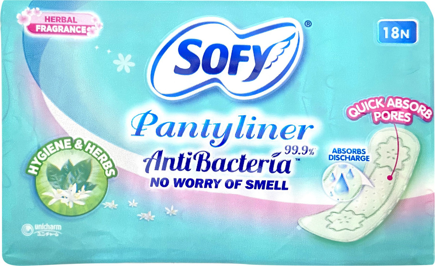 Image of SOFY Antibacteria Pantyliner