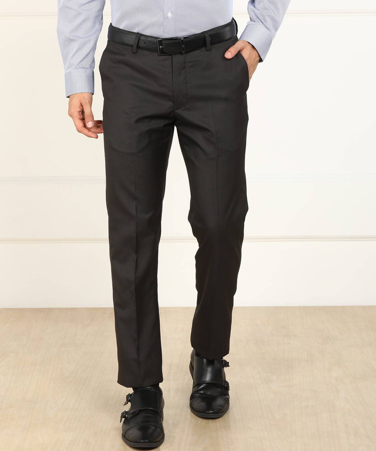 ARROW Tapered Men Brown Trousers