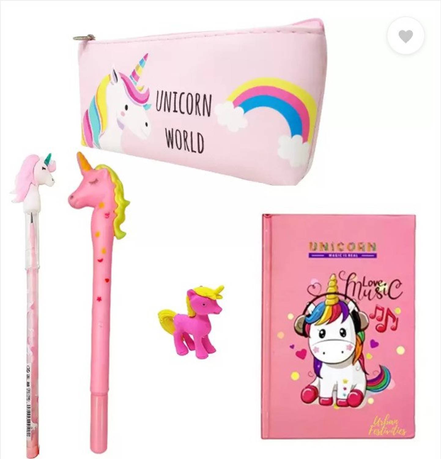 13House Kids Unicorn theme Art Polyester Pencil Box