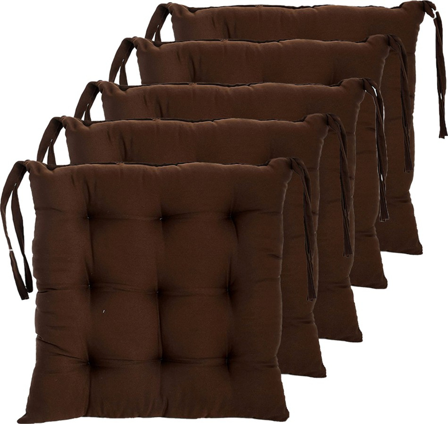 Image of AMAK INC Microfibre Chair Pad Pack of 5 Solid