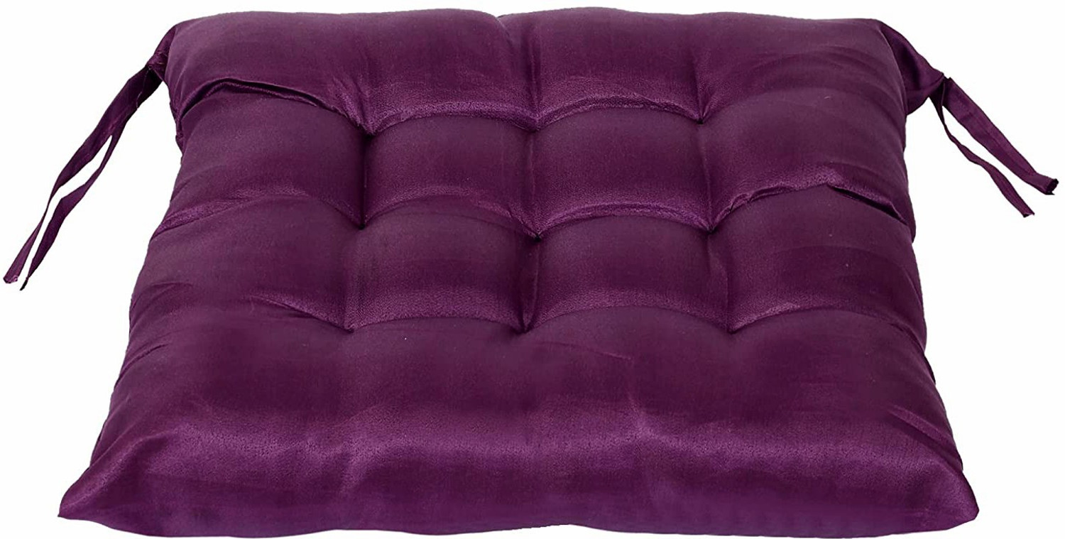Image of AMAK INC Microfibre Chair Pad Pack of 4 Solid