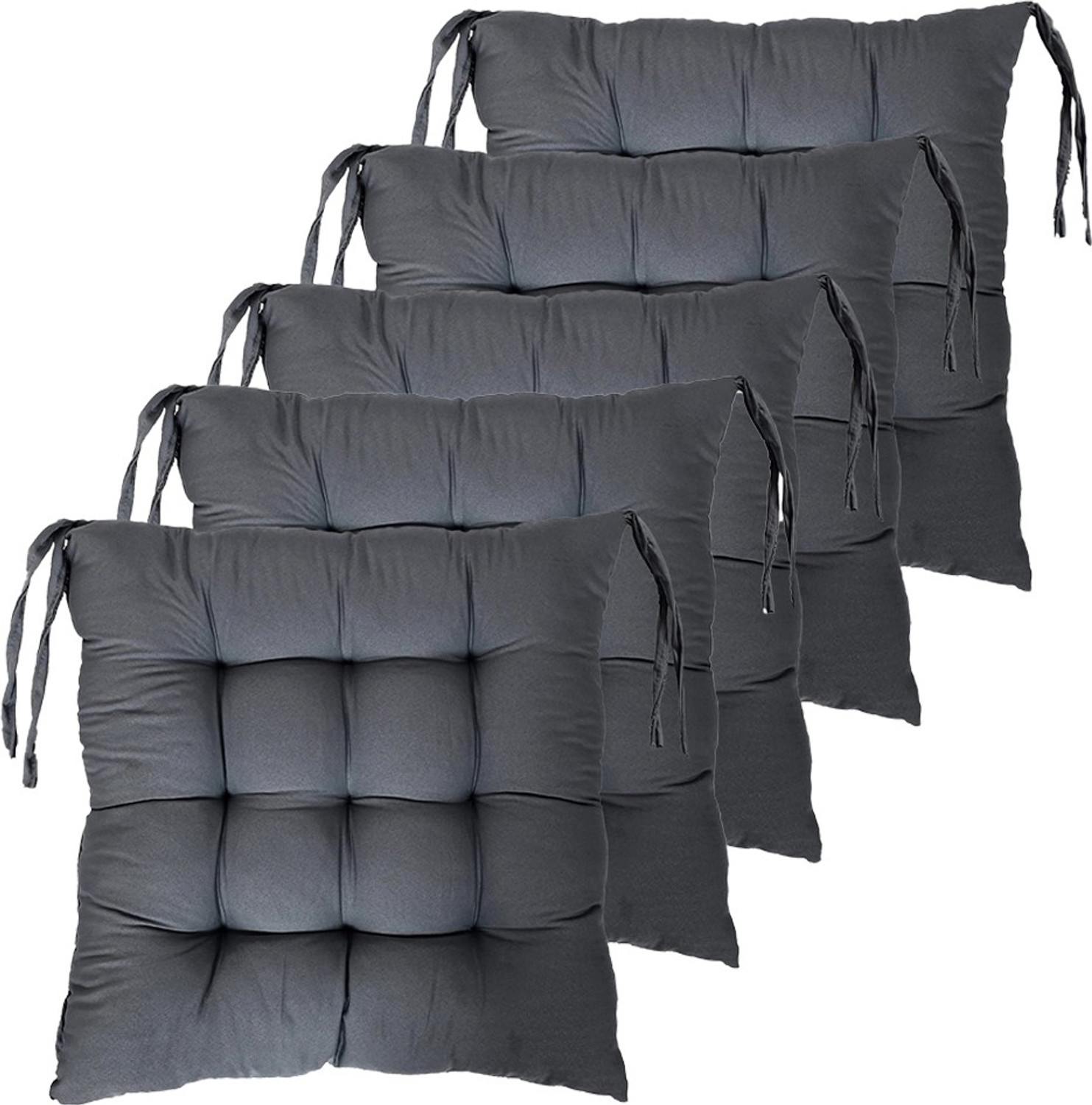 Image of AMAK INC Microfibre Chair Pad Pack of 5 Solid