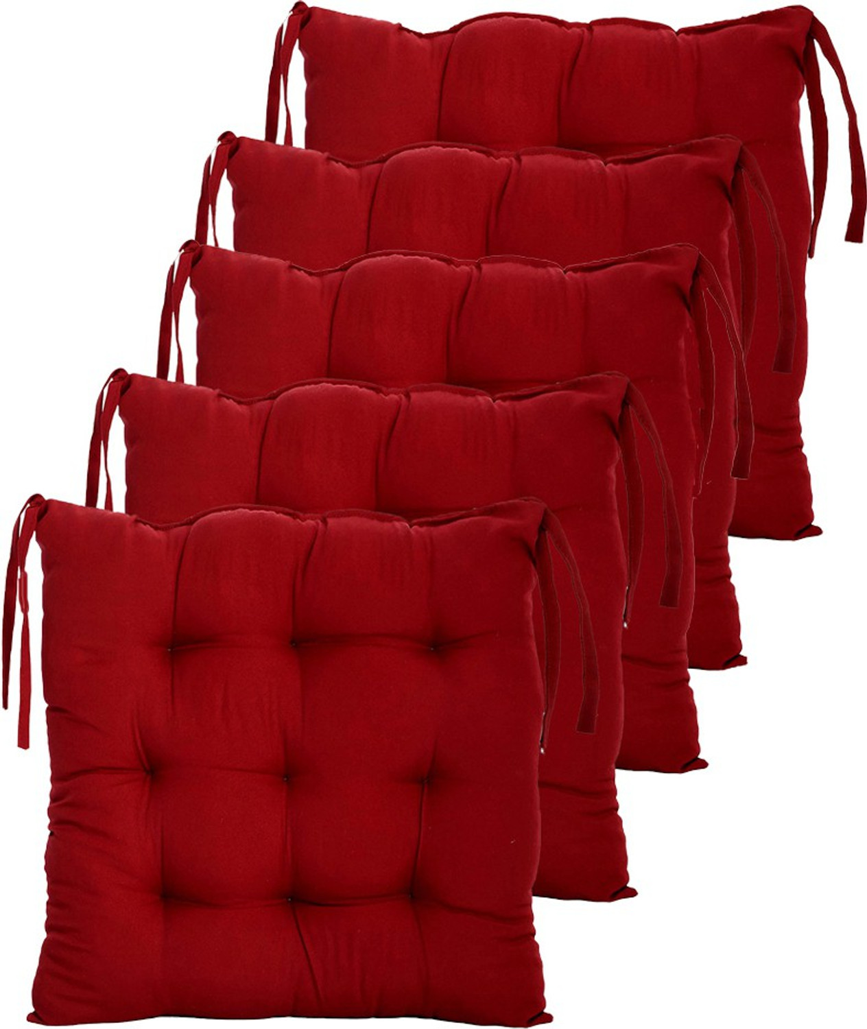 Image of AMAK INC Microfibre Chair Pad Pack of 5 Solid