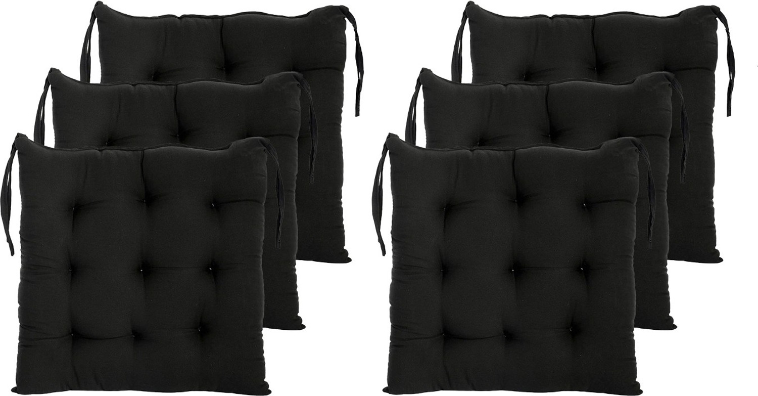 Image of AMAK INC Microfibre Chair Pad Pack of 6 Solid