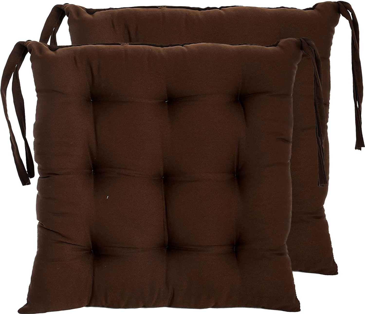 Image of AMAK INC Microfibre Chair Pad Pack of 2 Solid